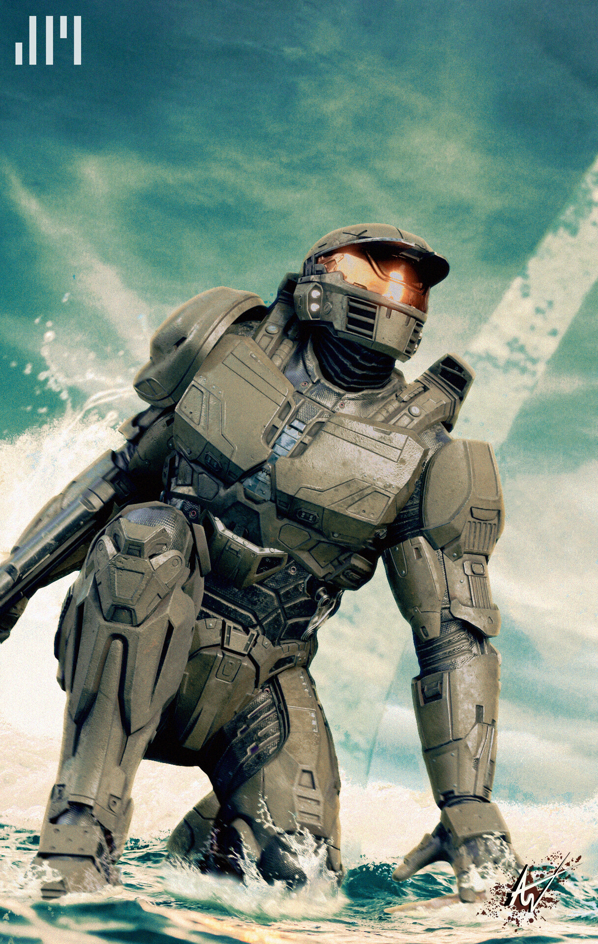 Artstation Halo Wars Mk Iv Spartan