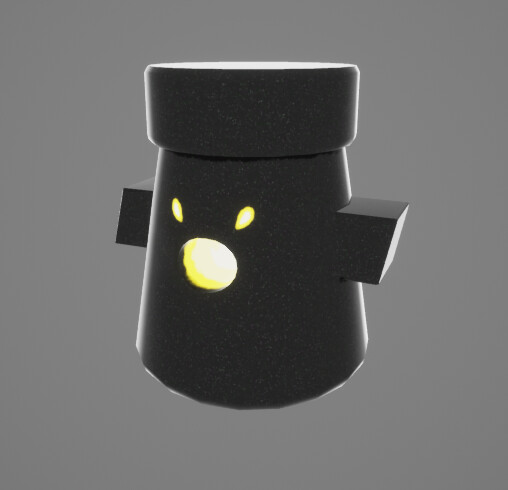Modeled in Maya, Textured in Substance Painter. Subtle toon shader.
