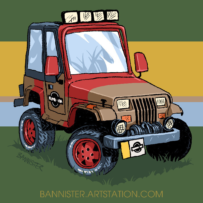 Jurassic Park - Nedry's Jeep