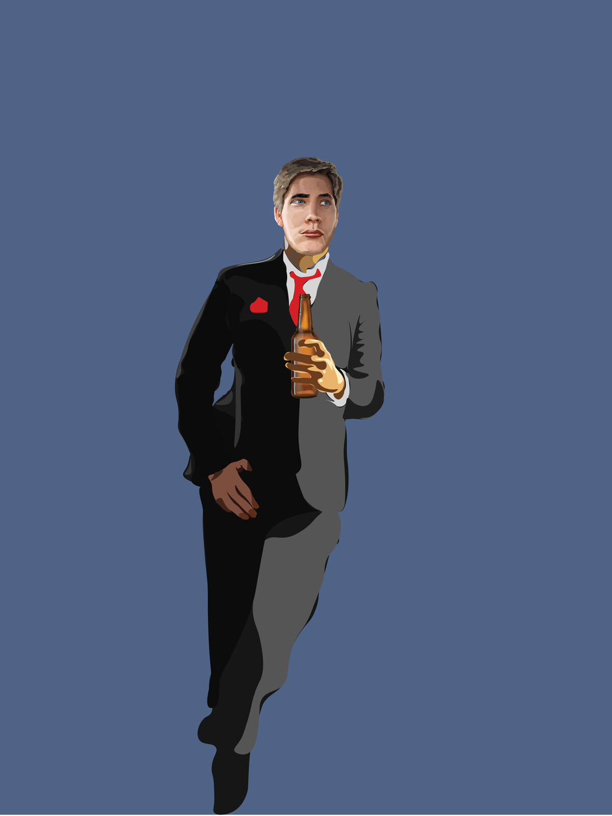 Justin Stamper Self Portrait Digital Drawing