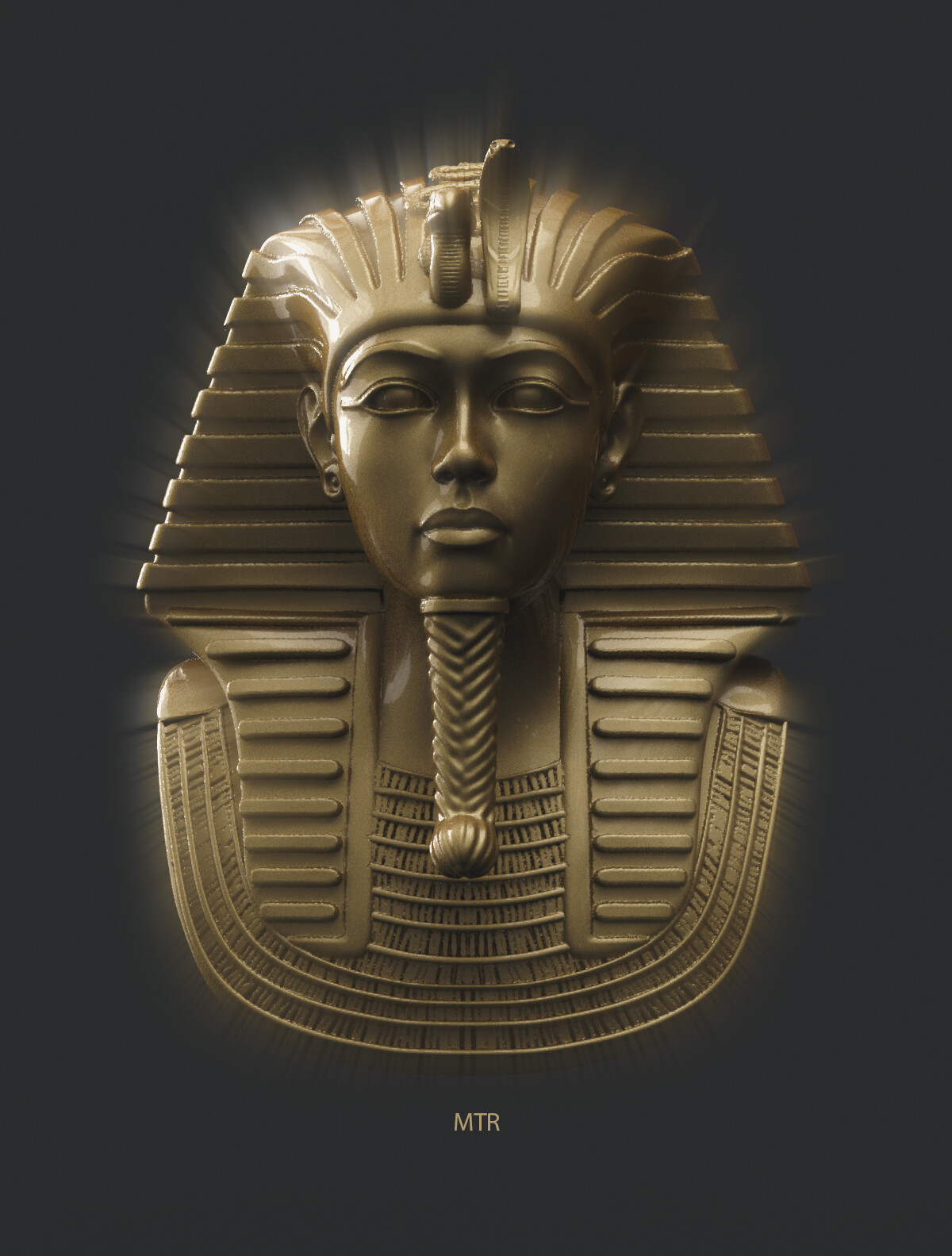 ArtStation - 3D Tutankhmun - pharaohs