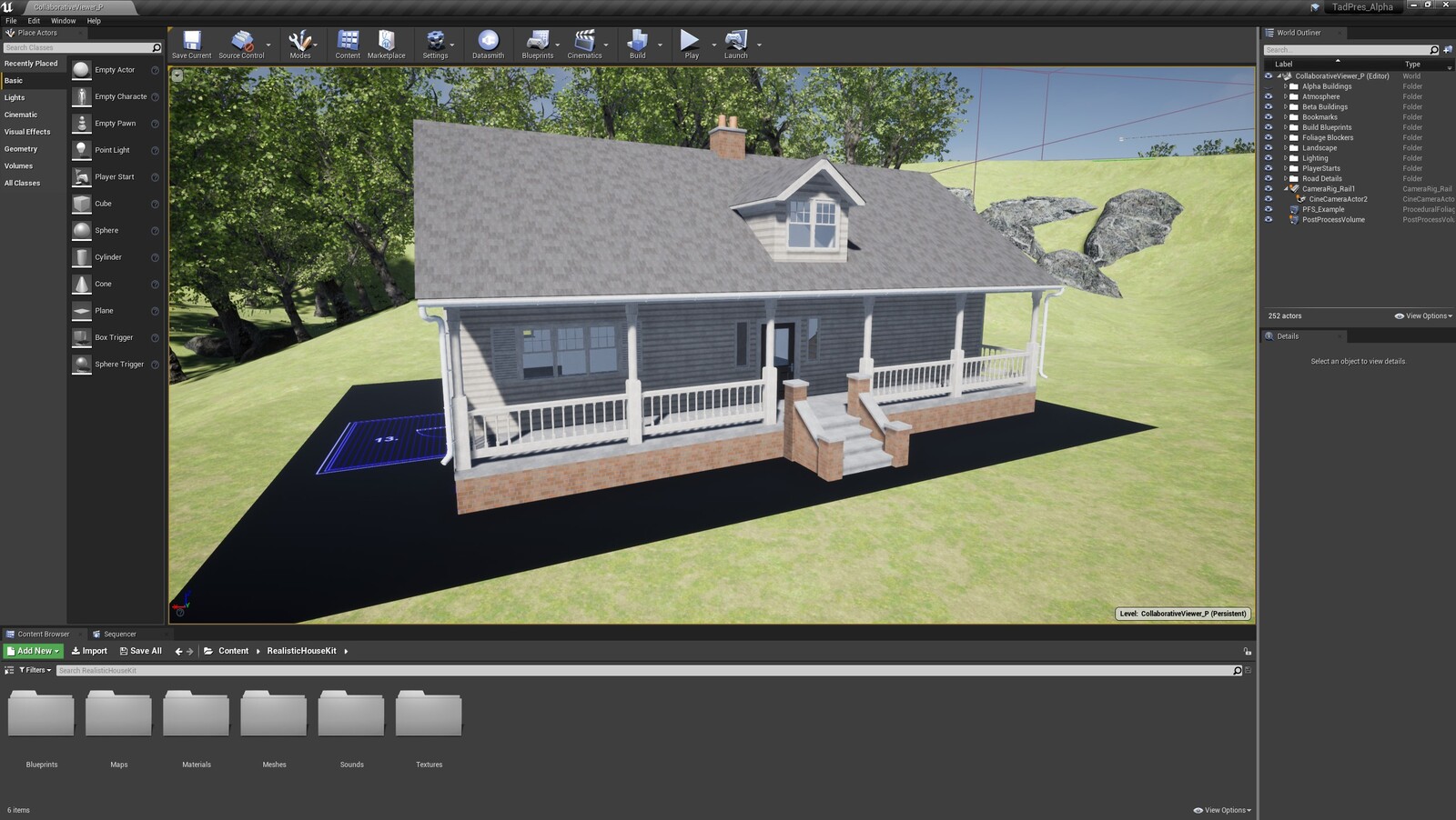 The first angle for the TAD Presentation Farmhouse (Modular Version)