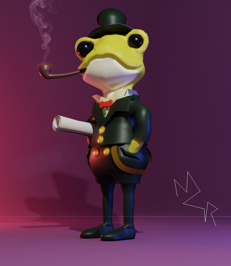 ArtStation - Sapo Fidalgo (Gentleman Frog)