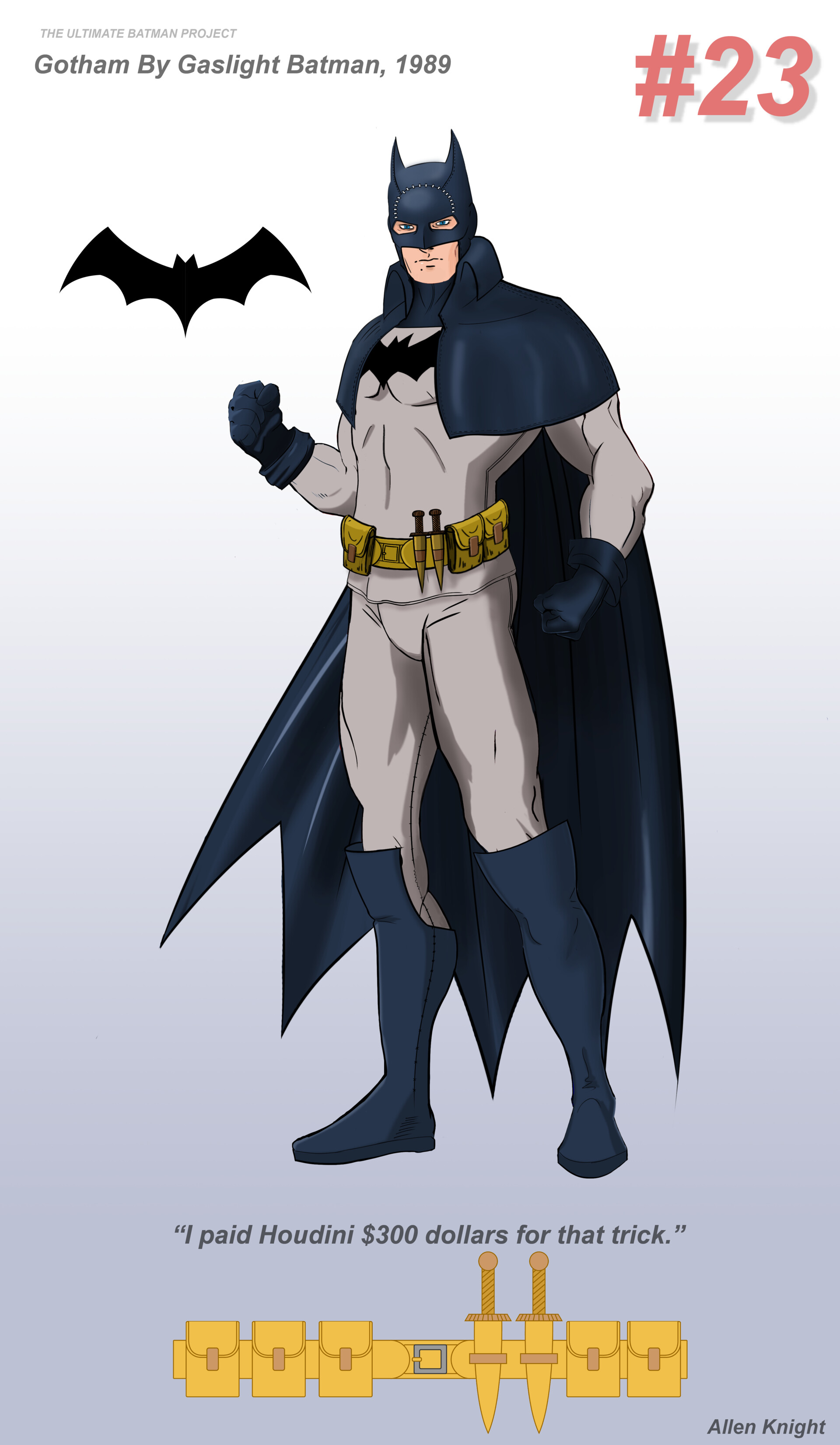 ArtStation - The ultimate batman project costume #23 - Gotham By Gaslight  Batman