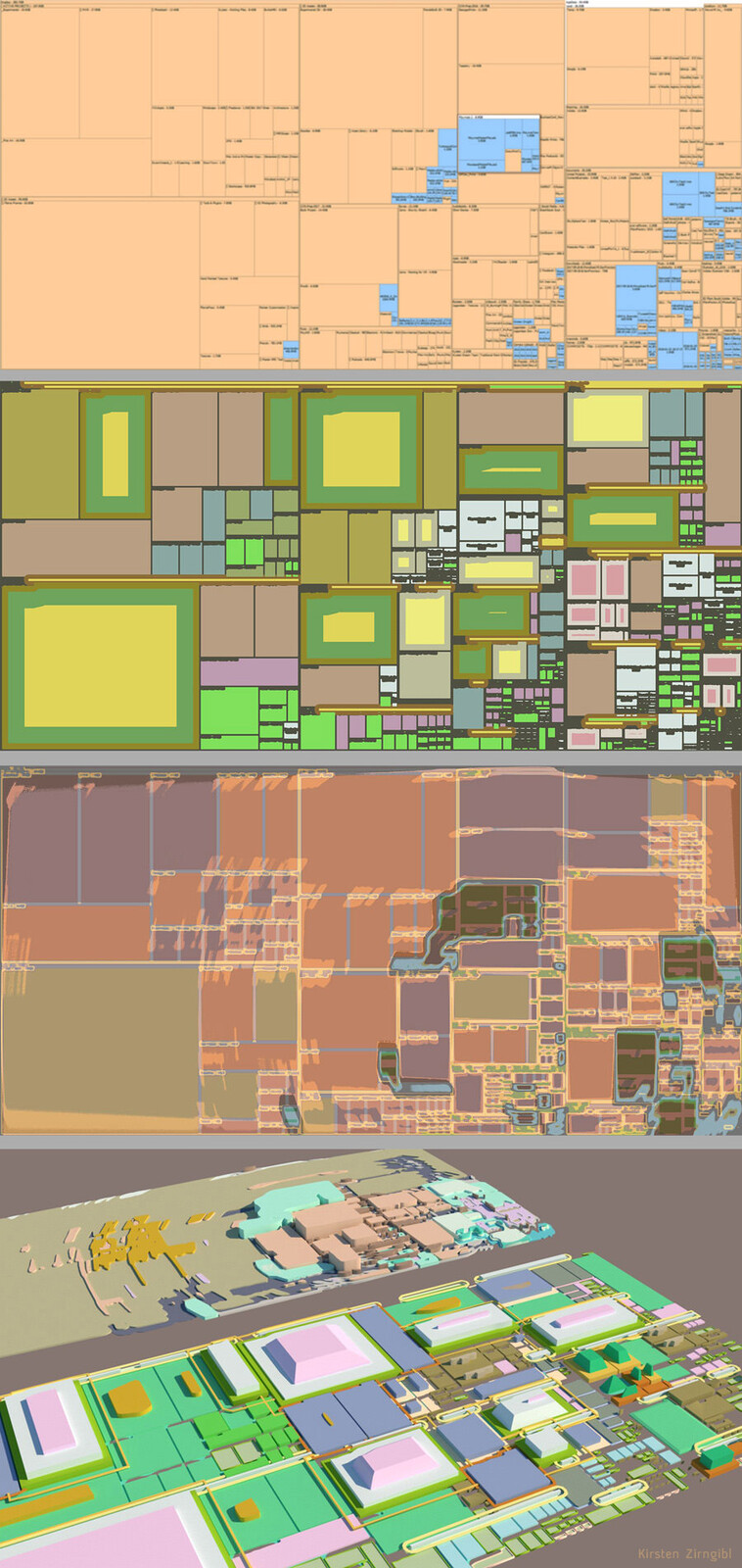 Using my file structure to generate cities.  This was all just using Photoshop actions and vectorizing for import.