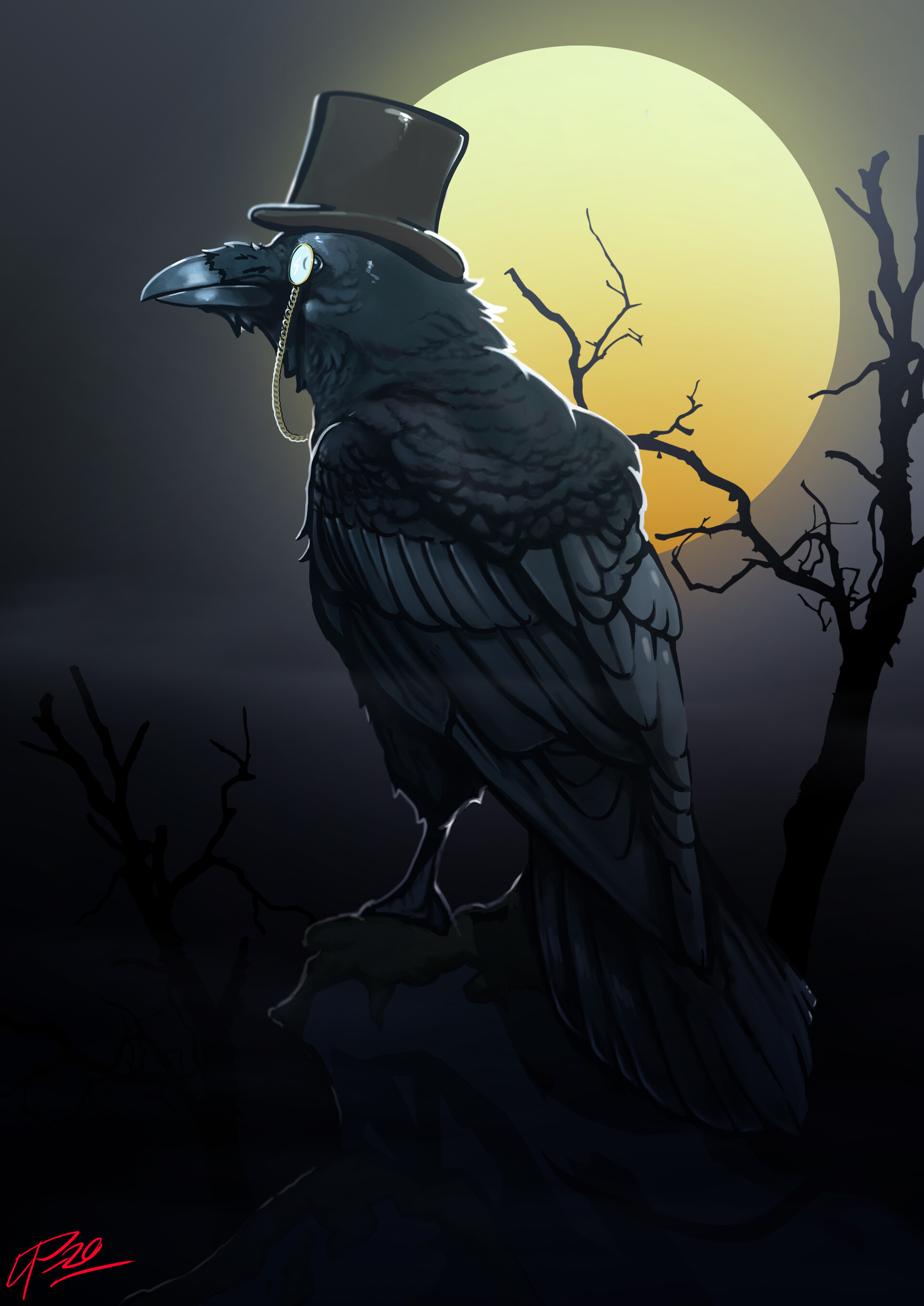 Linus Pettersson - Raven in Tophat