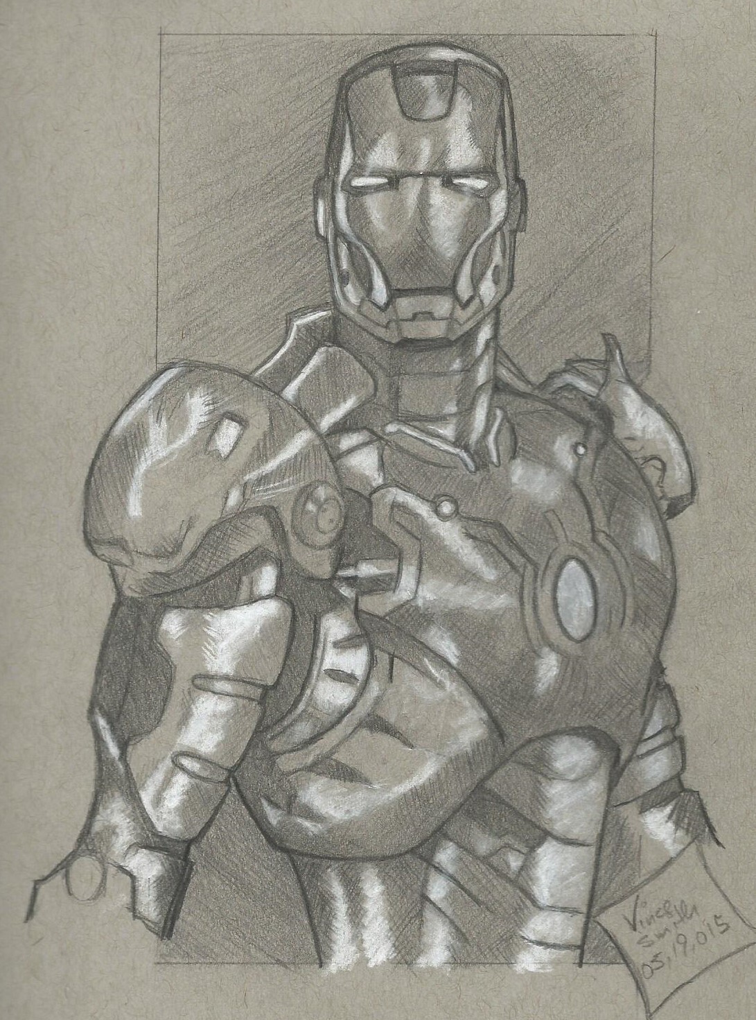 Artstation Iron Man Sketch Vince Smith He's actually a little harder to draw. artstation iron man sketch vince smith