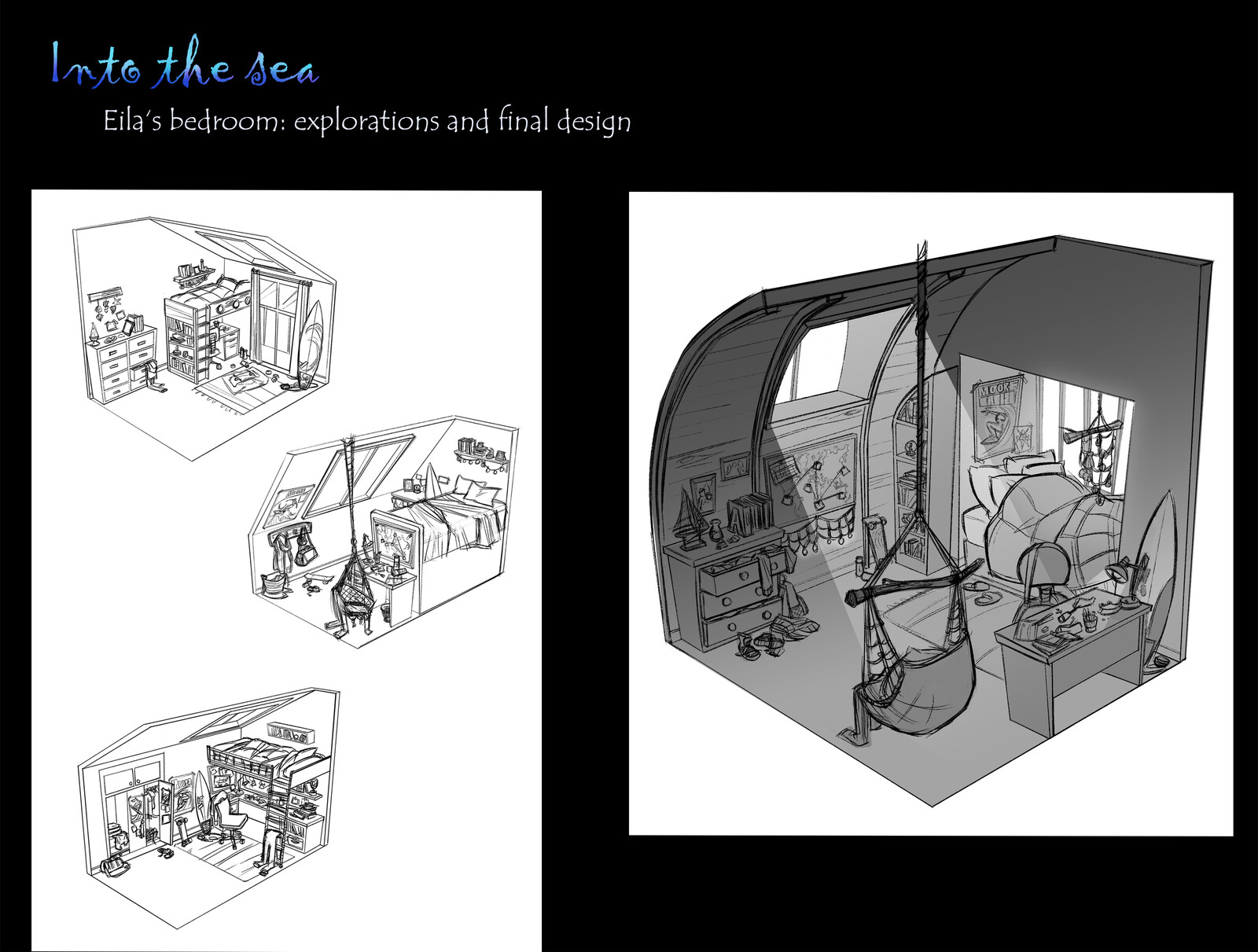 Set design: sketches