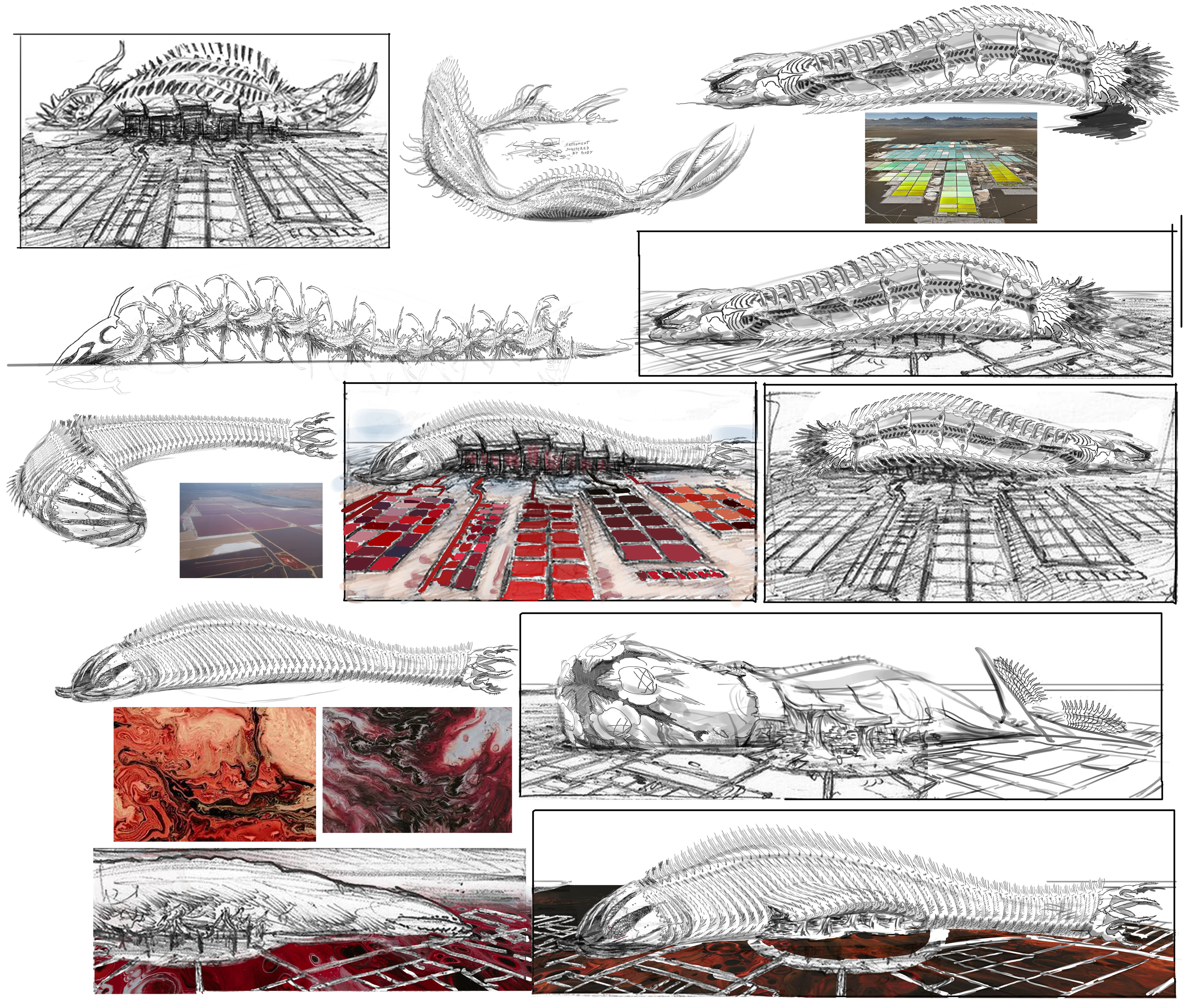 Environment sketches