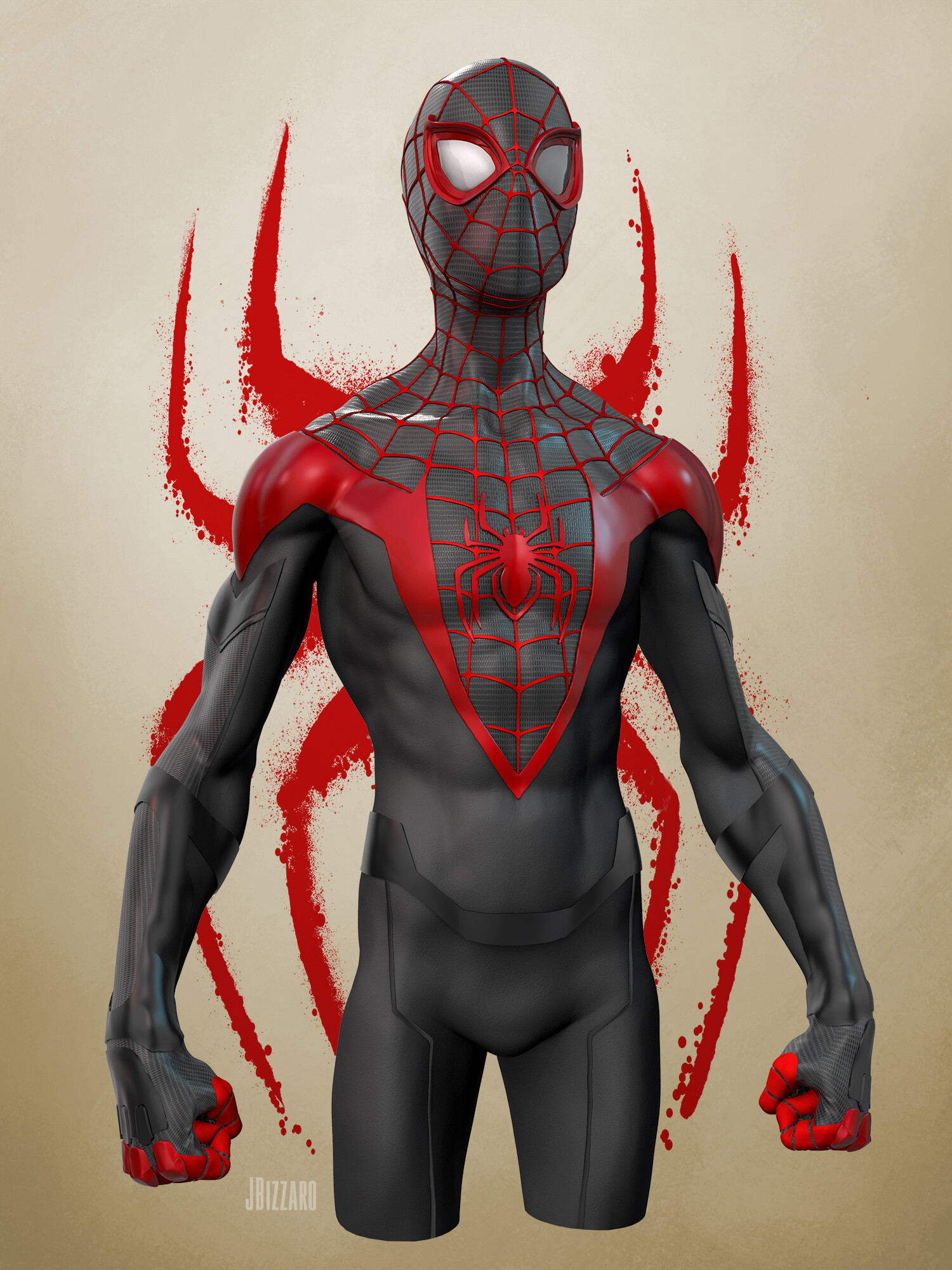 ArtStation - Spider-Man Miles Morales Fan Art