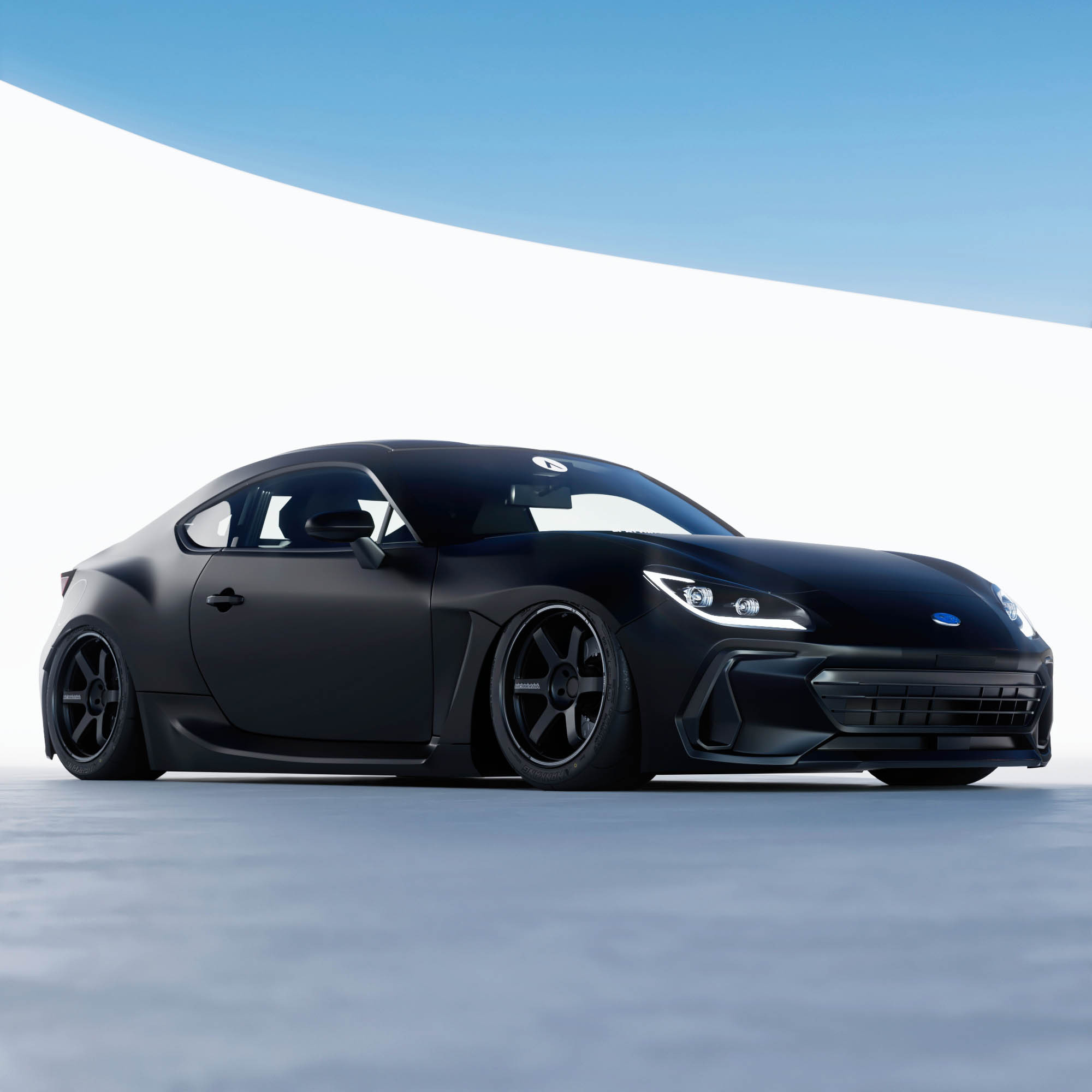 Subaru Brz Black On Black