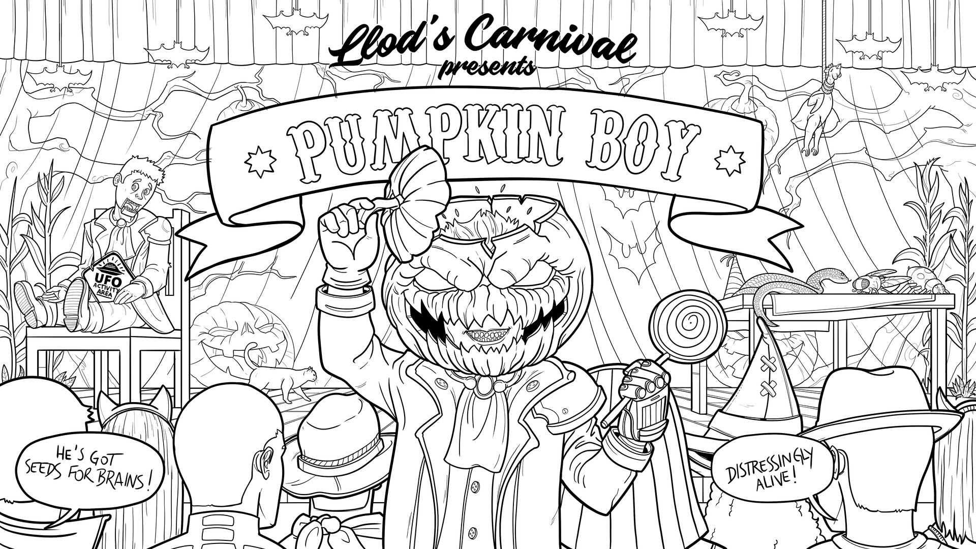 Artstation Pumpkin Boy Halloween Print Jeff Soares