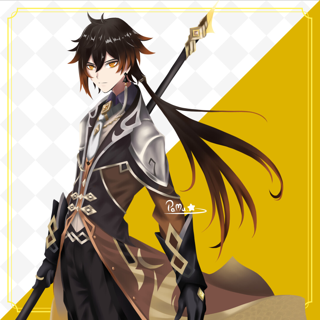 Artstation Zhongli Genshin Impact