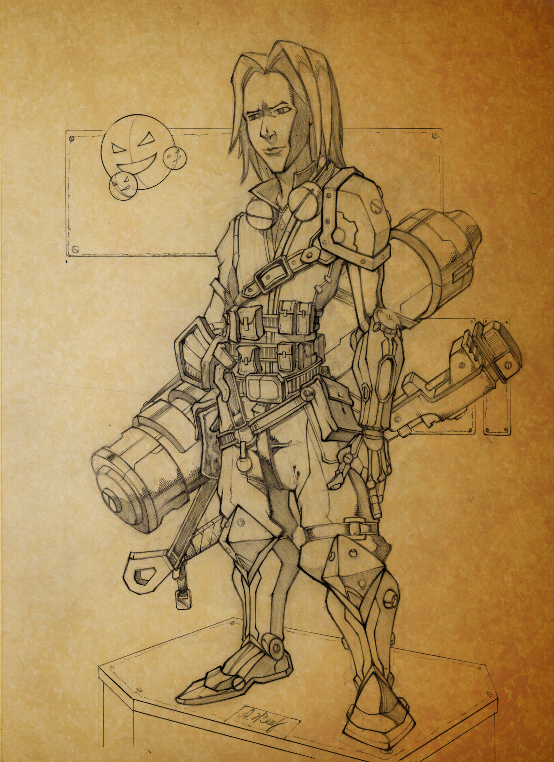 ArtStation - Engineer Max Concept design