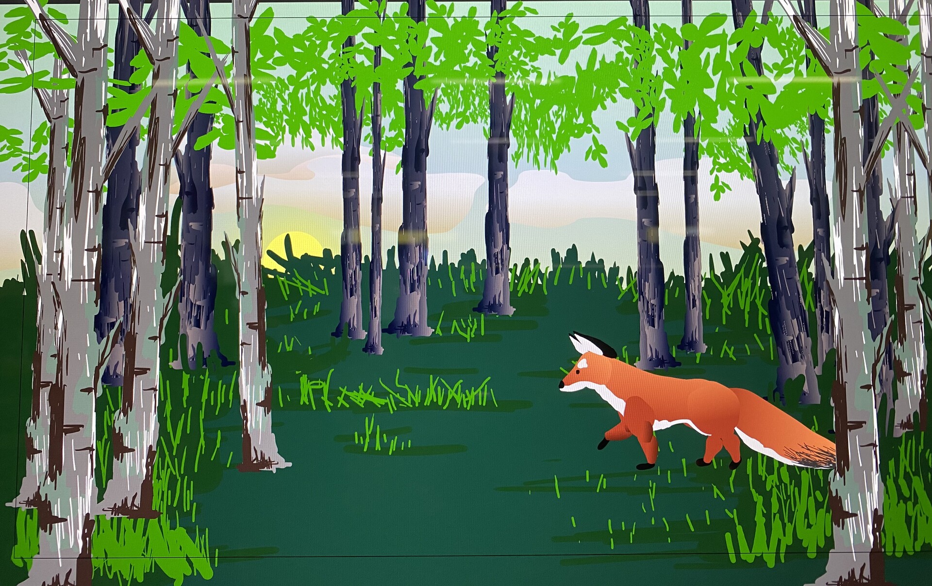 ArtStation Fox Animation Progress