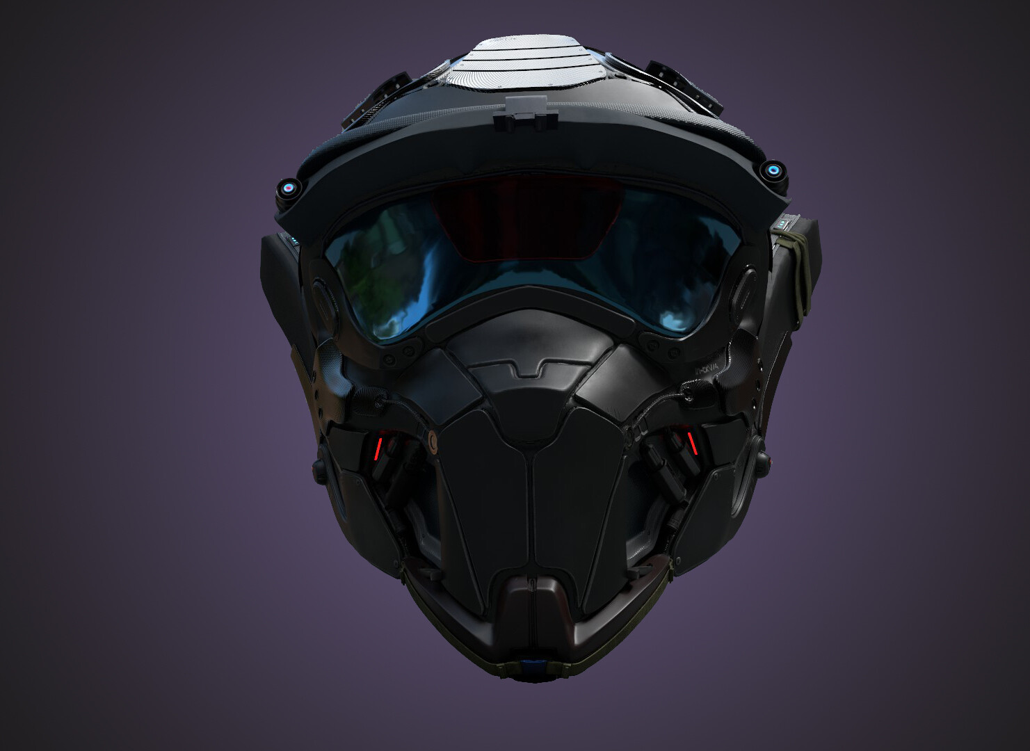 ArtStation - Sci-fi Helm concept