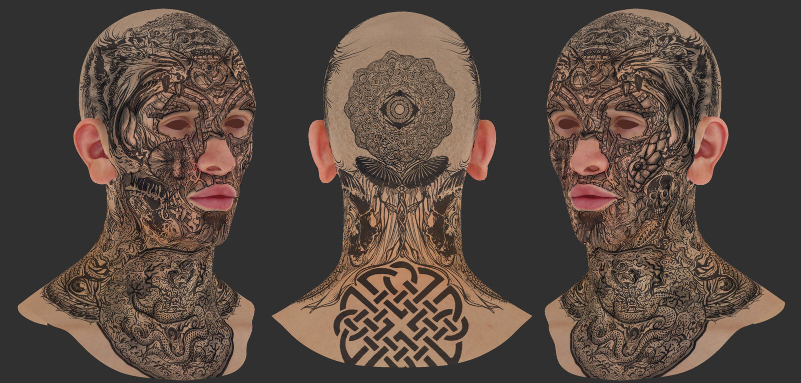Albedo and tattoos design