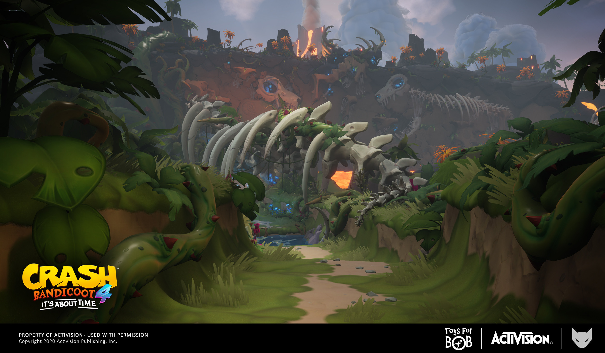 RABCAT GAME ART CRASH BANDICOOT 4 "Fossil Fueled"