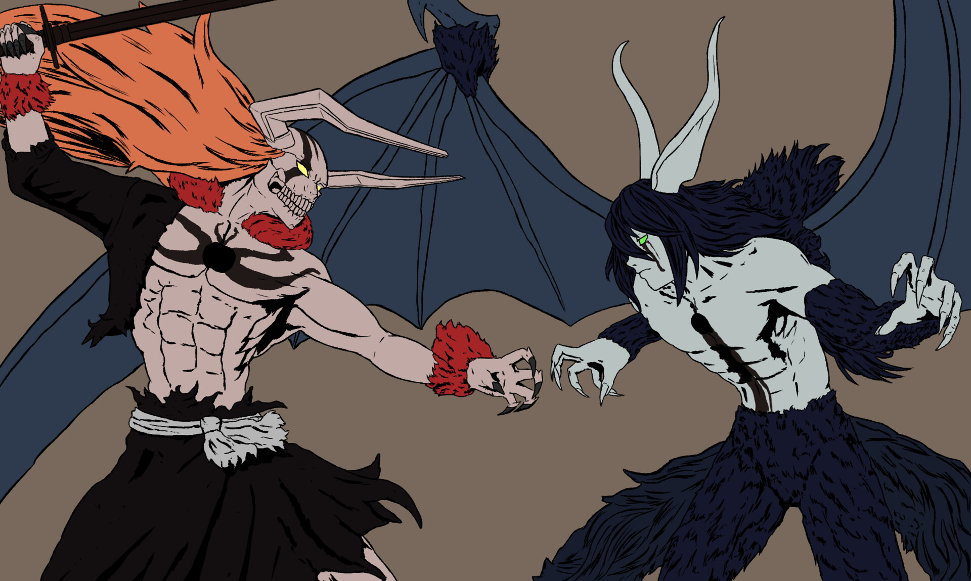 Ichigo Hollow Vs Ulquiorra