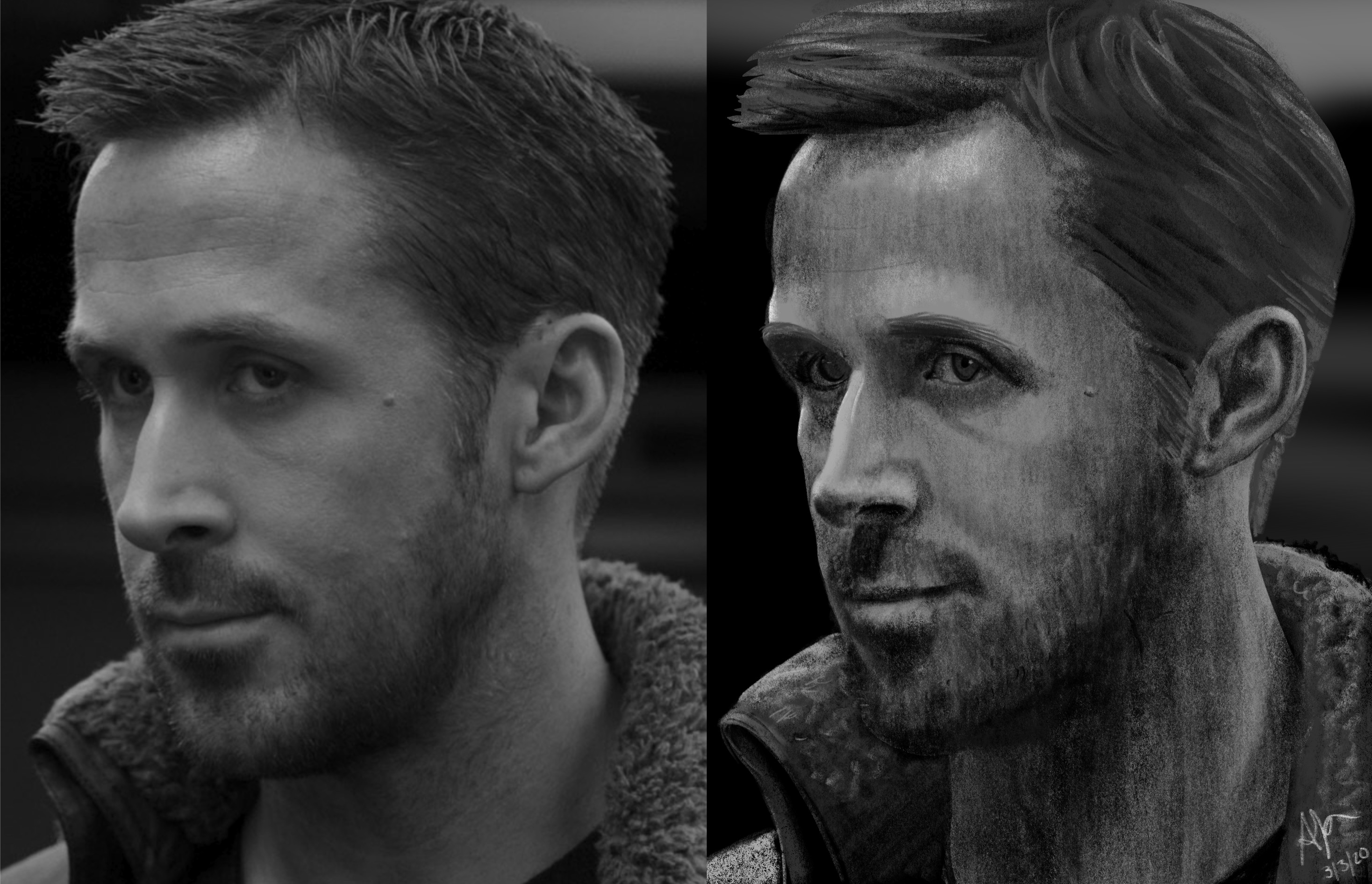 And since I just watched it, Gosling from Blade Runner 2049
