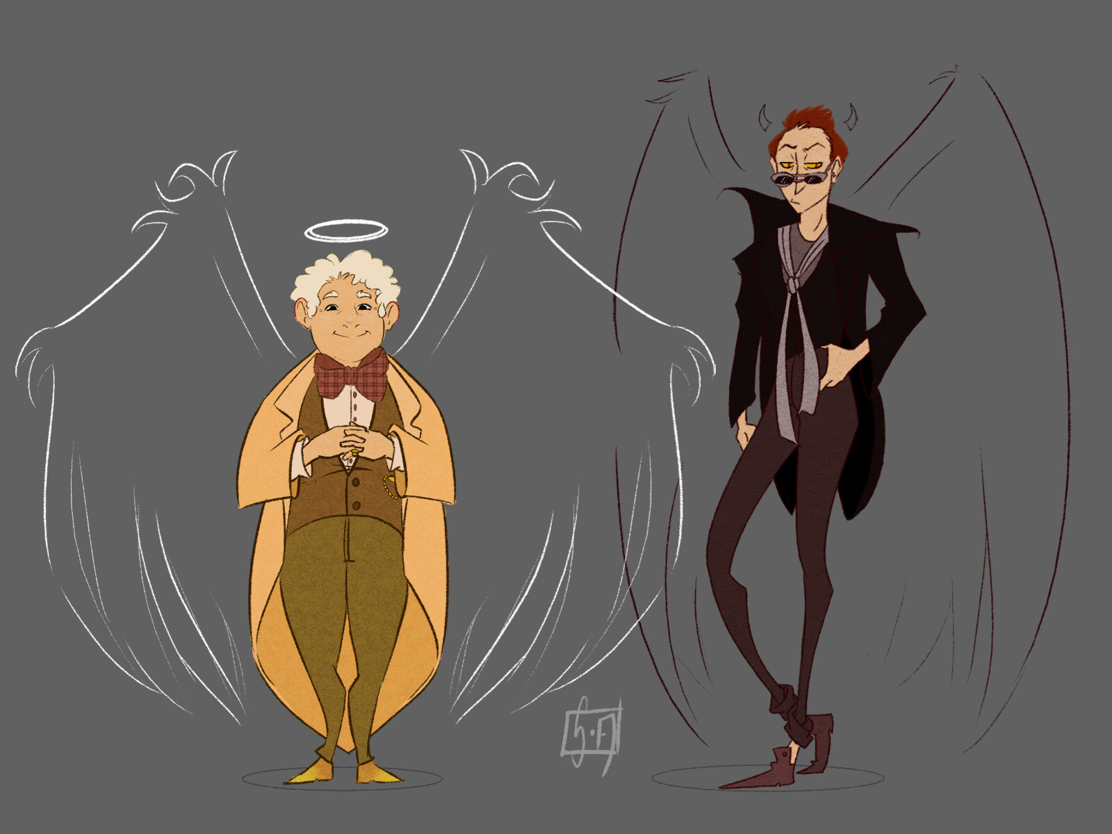 ArtStation Good Omens Fanart