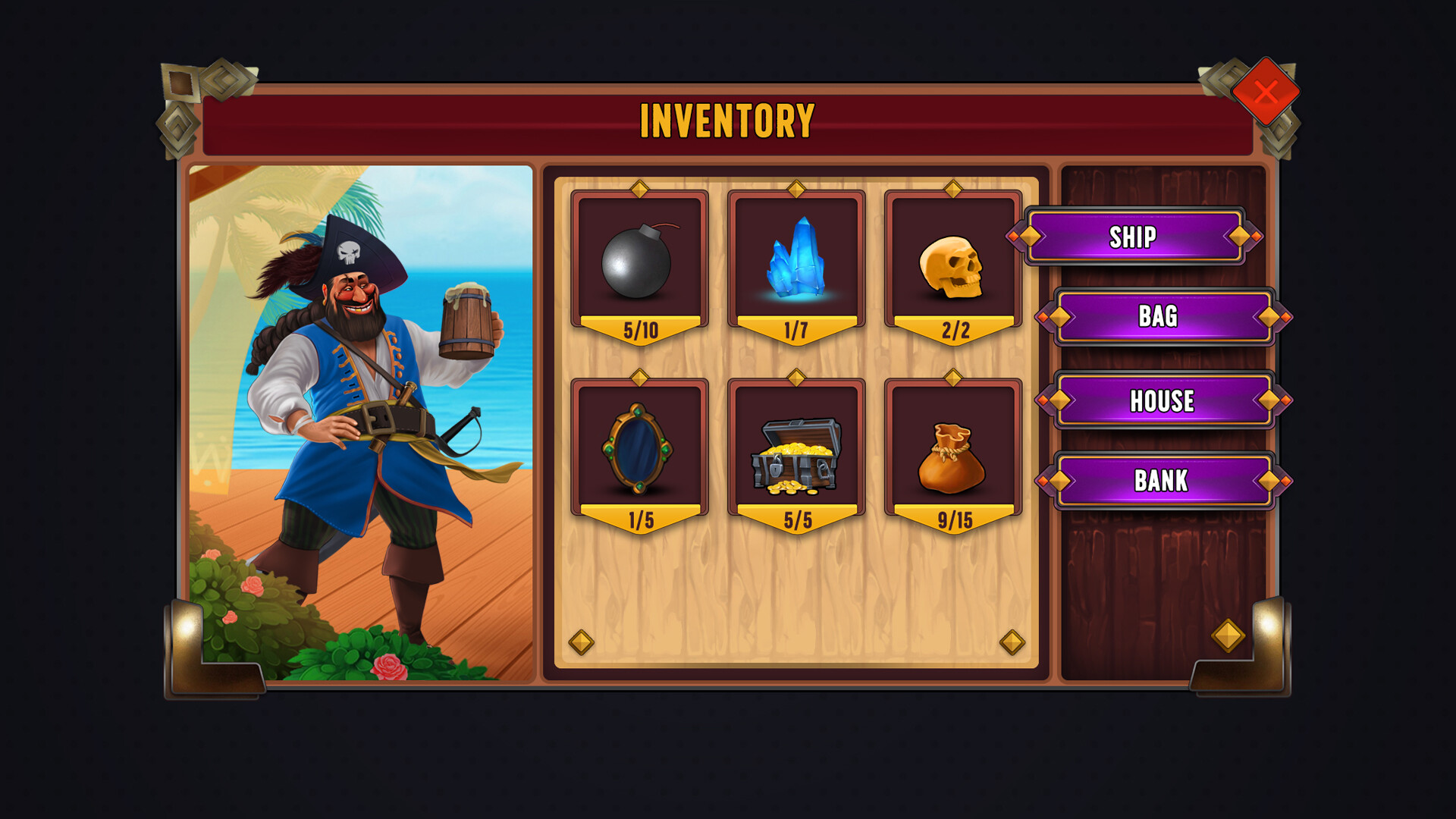 Player Status and Inventory UI Designs - Creations Feedback