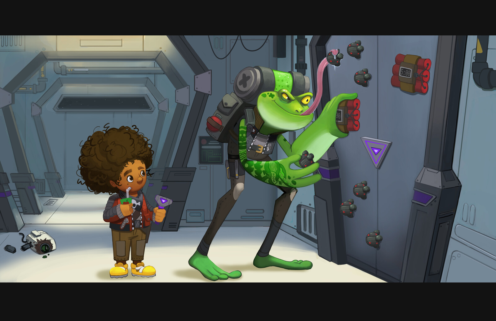 Final Scene:  Gert with his crewmate Juice