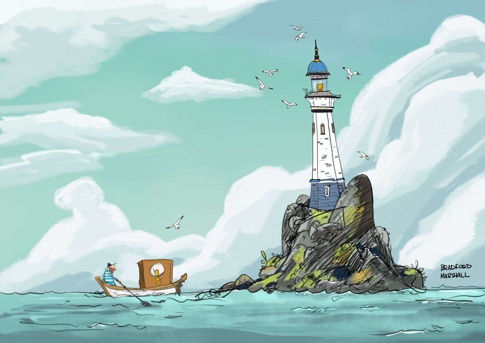 The Old Man and the Lighthouse - personal project