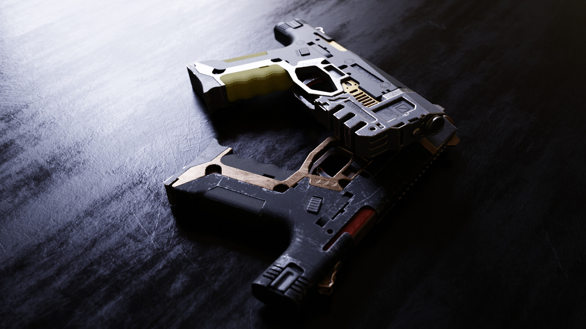 Tomislav Fišter - Cyberpunk 2077: Pistol M-10AF Lexington