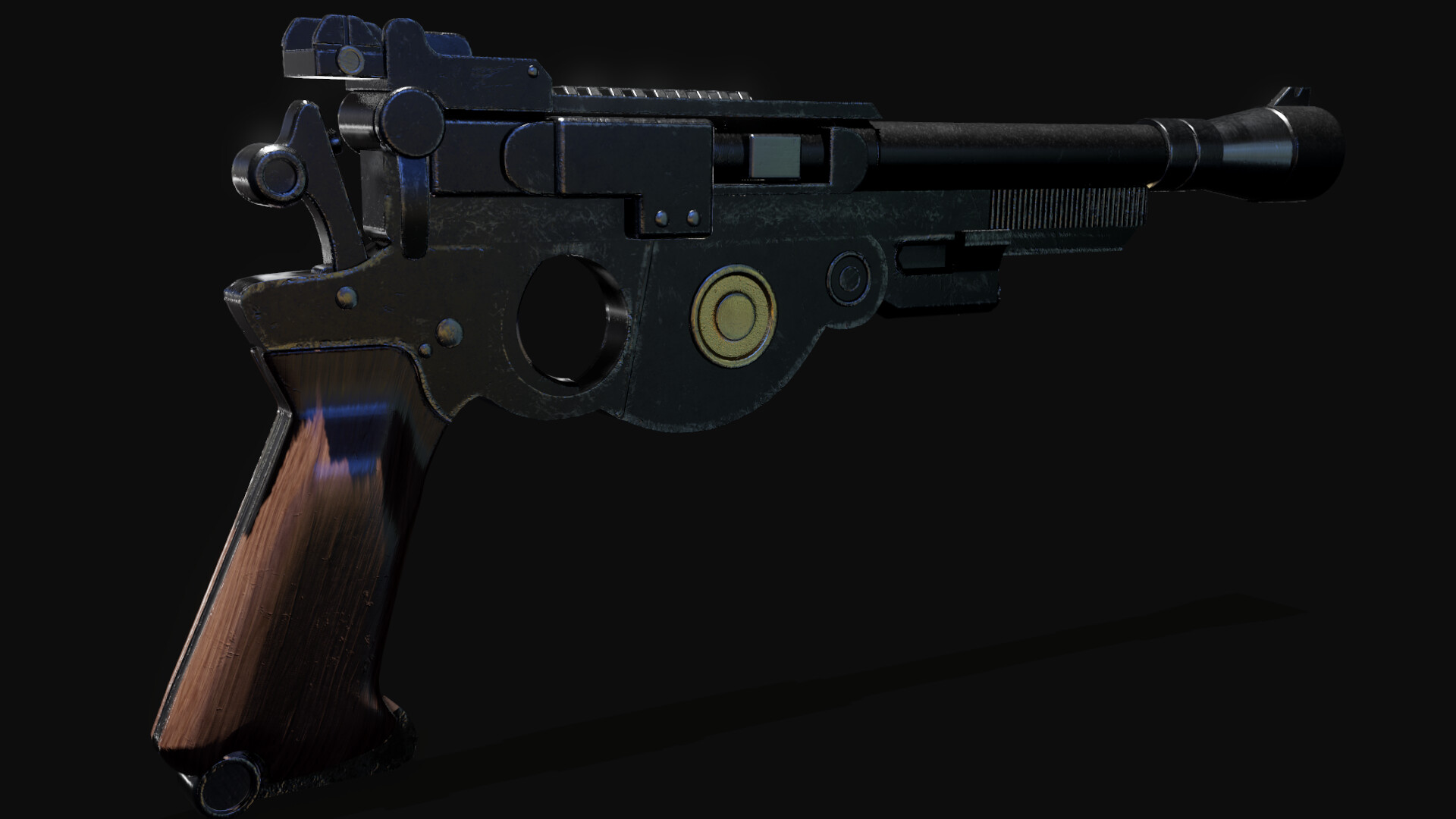 Ryan Green The Mandalorian Din Djarin's Blaster Pistol