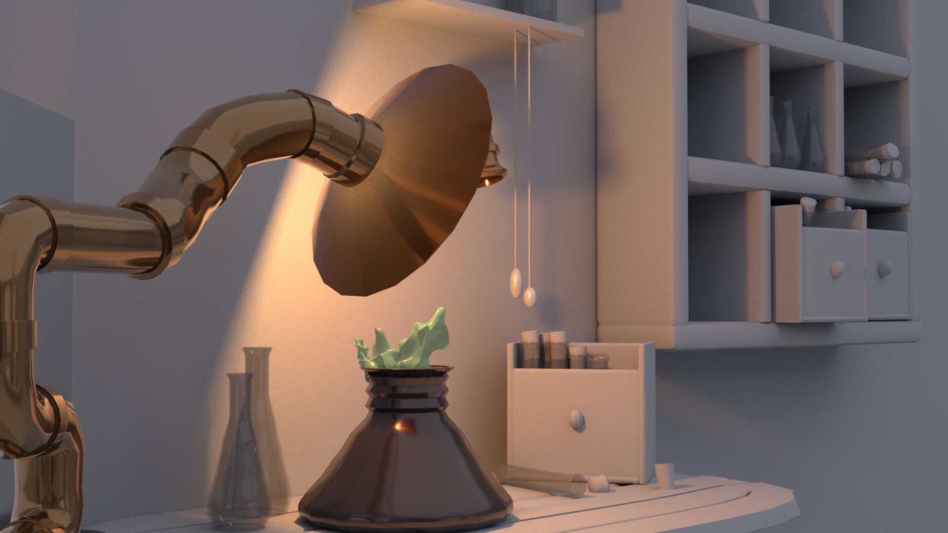 Artstation Alchemy Themed Steampunk Room Interior Raphael Olschowy Several months ago i posted this little teaser over on the epbot fb page: