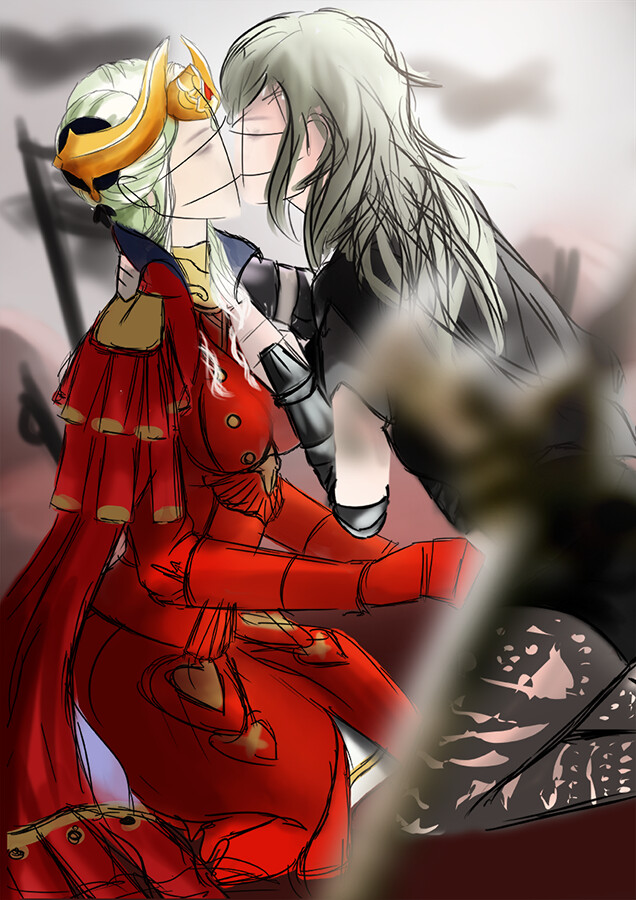 Eldervi Art Edelgard Byleth Fire Emblem 2048 x 1448 jpeg 421 kb. eldervi art edelgard byleth fire