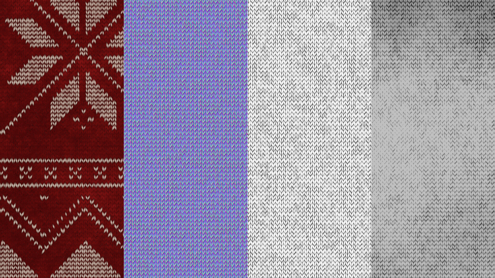 From left to right: Base color, Normals, AO, Height