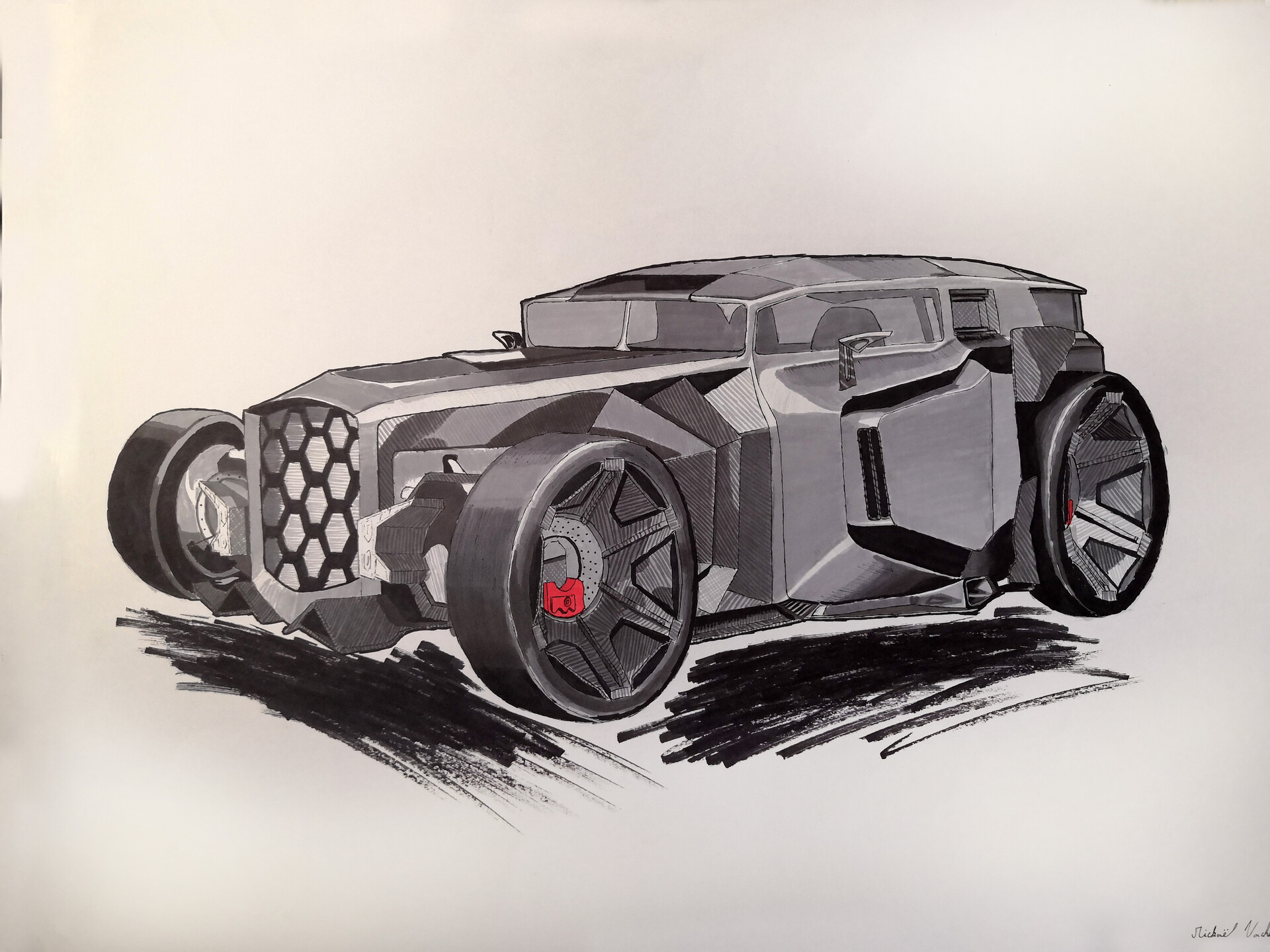 ArtStation - Lamborghini Rat Rod