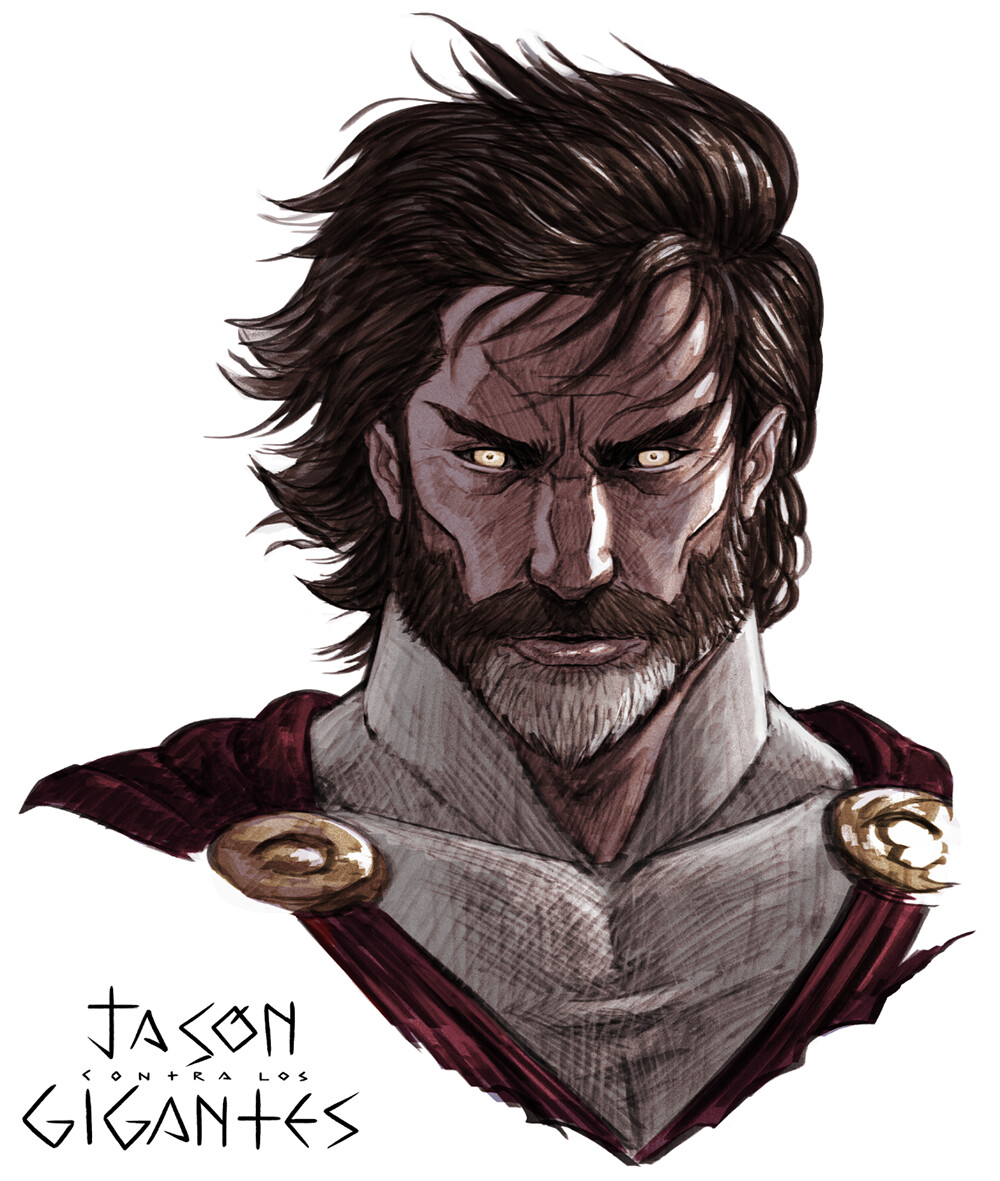 Arturo Aguirre Art Jasón Contra los Gigantes Jasón