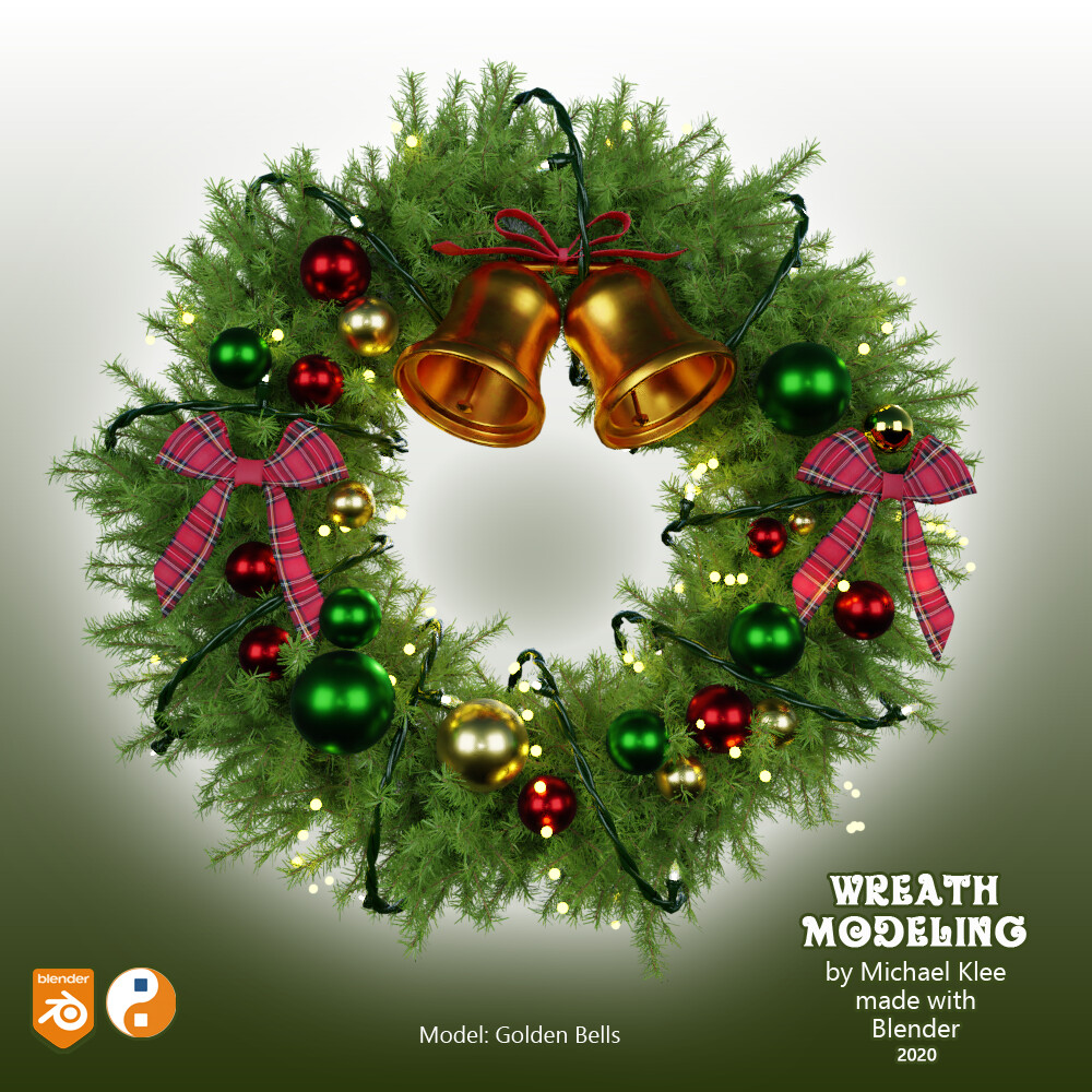 Wreath Golden Bells