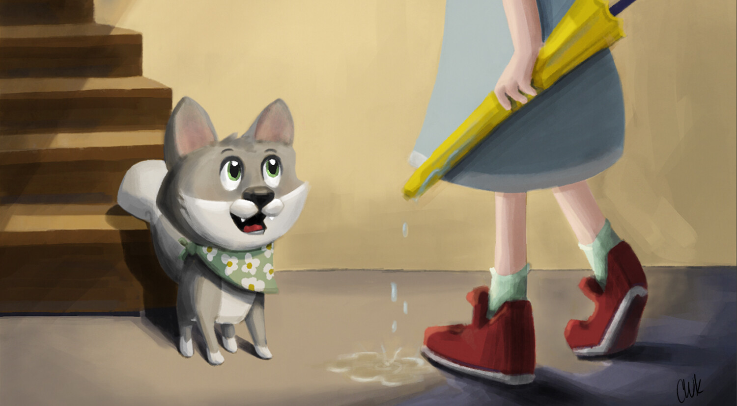 Fable greeting Thea.