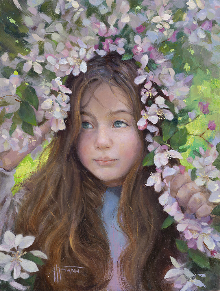 Melanie, Among the Flowers