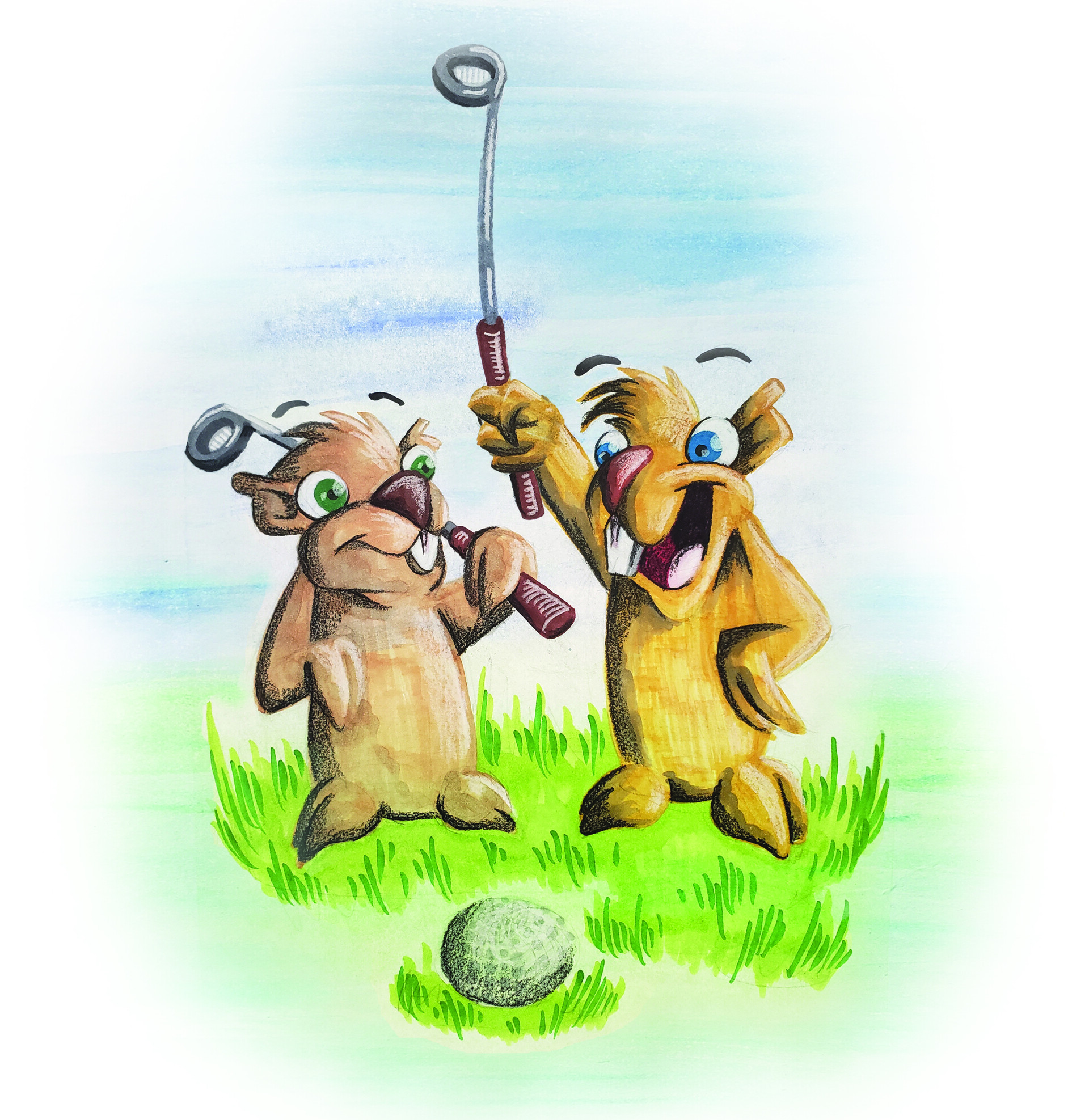 ArtStation Gopher Golf Children's Book Premio Publishing Feb 2021