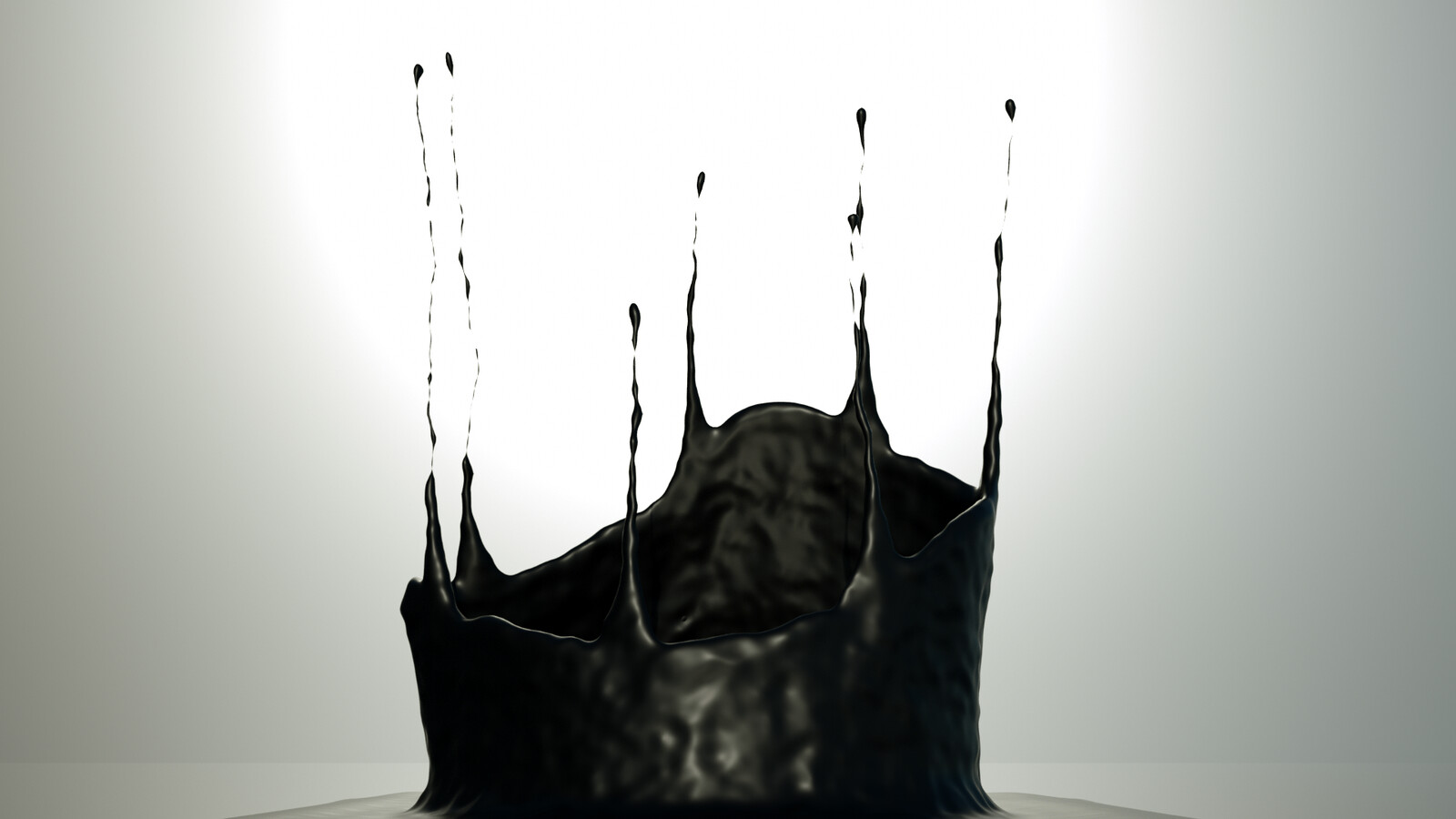 Paint crown splash