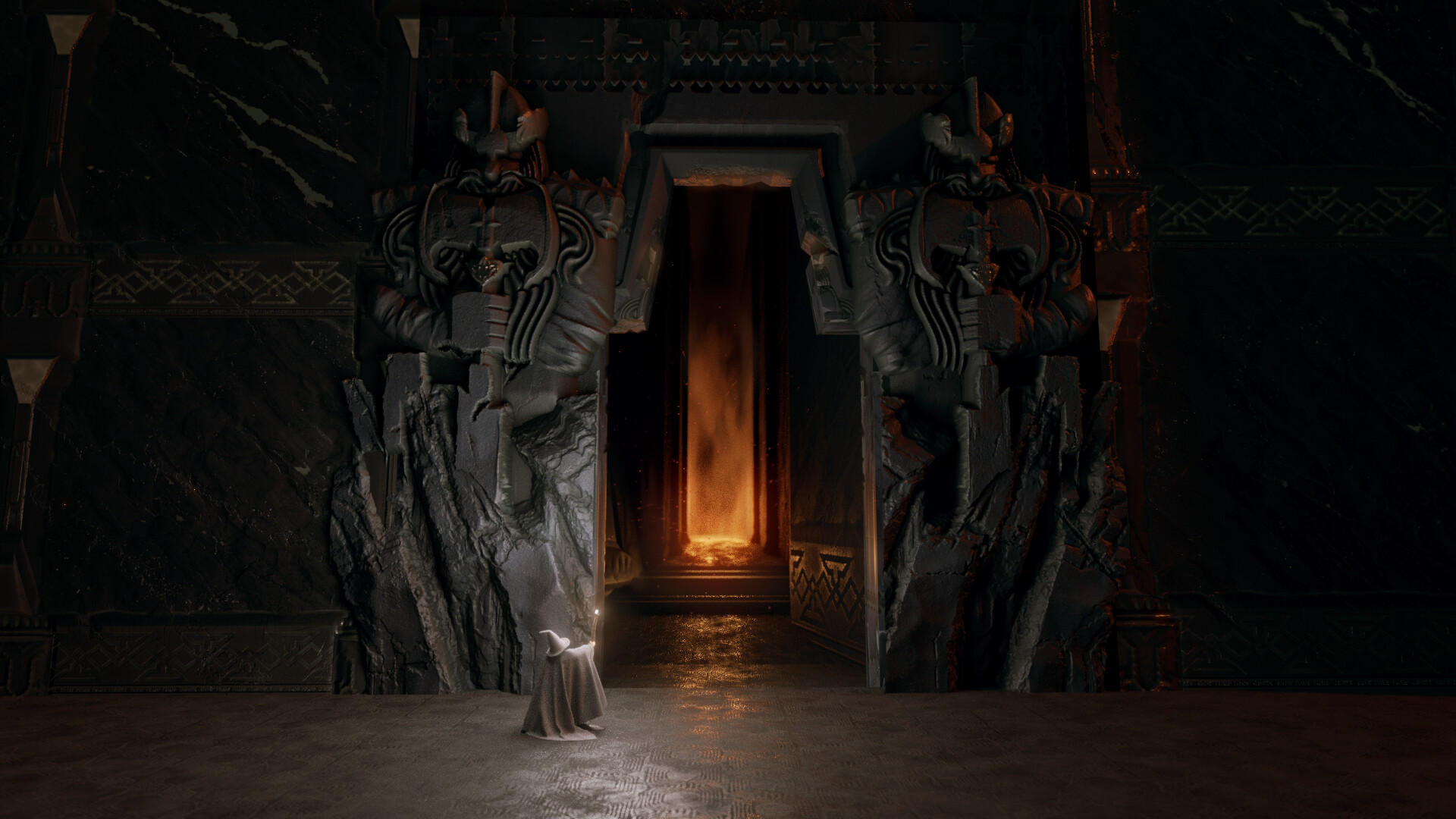 Pillars Lord of the Rings Khazad Dum Ruins Mines of Moria 