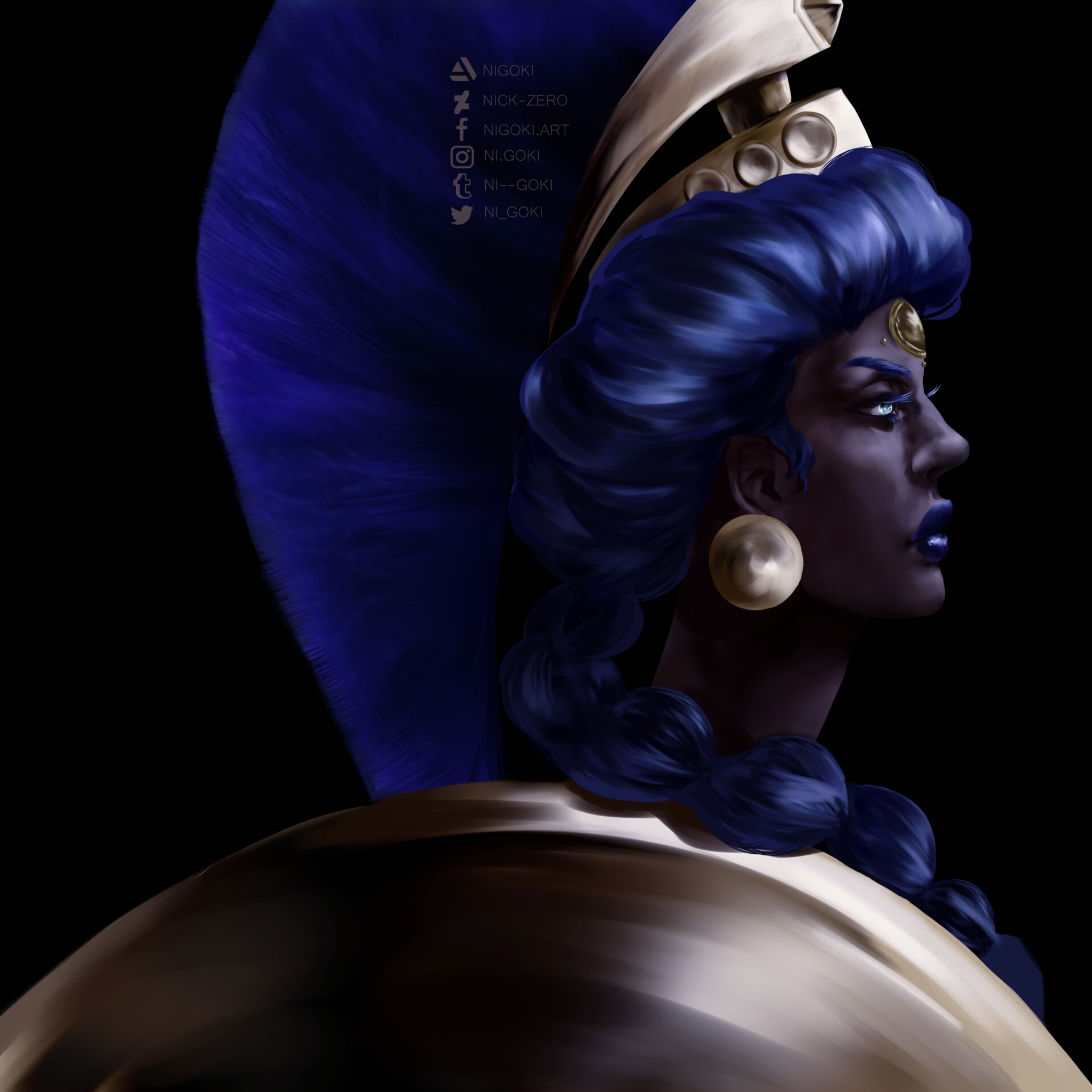 ArtStation Athena (Hades game)