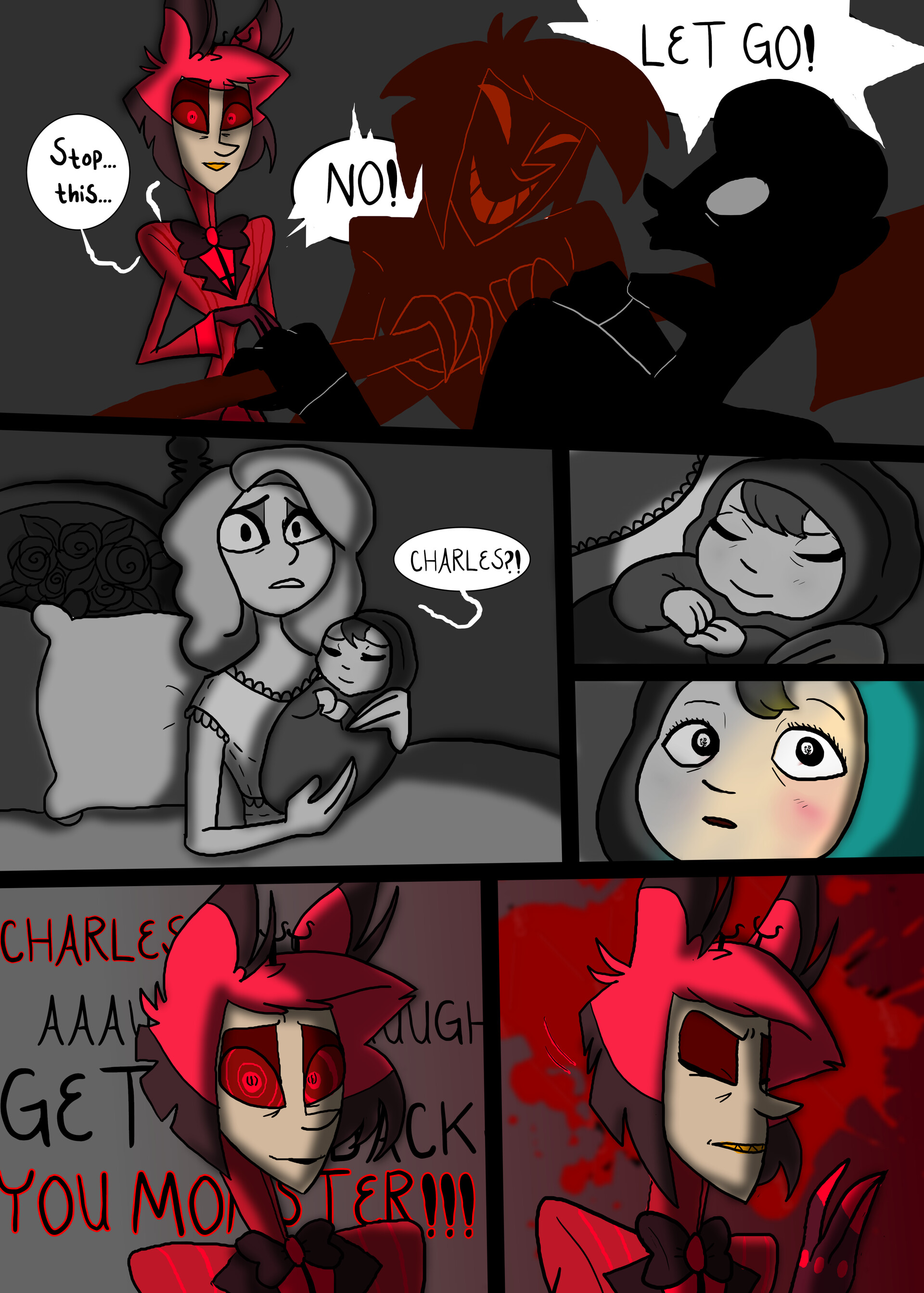 Avalon johnson alastor finds a baby fancomic