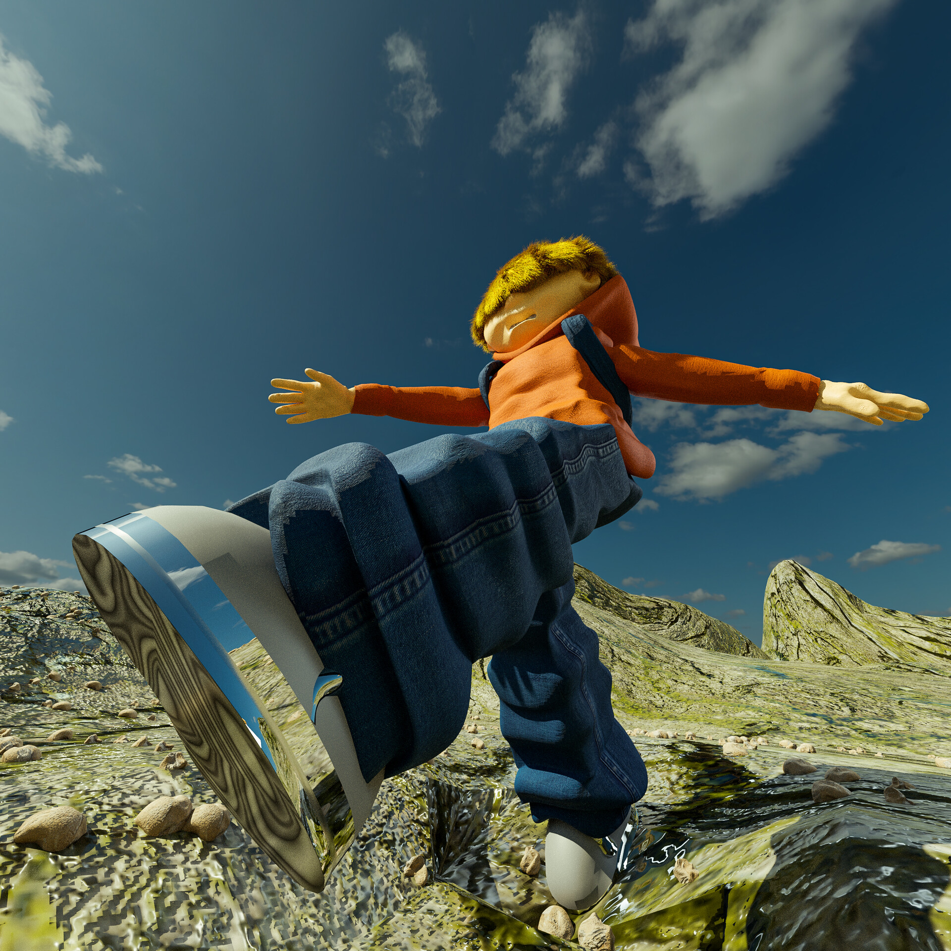 ArtStation - Kids Next Door - Numbah 4 Character Design, Hans Poulsen