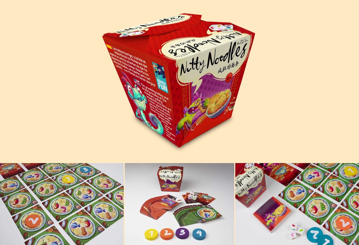 Michel Verdu Nutty Noodles Board Game