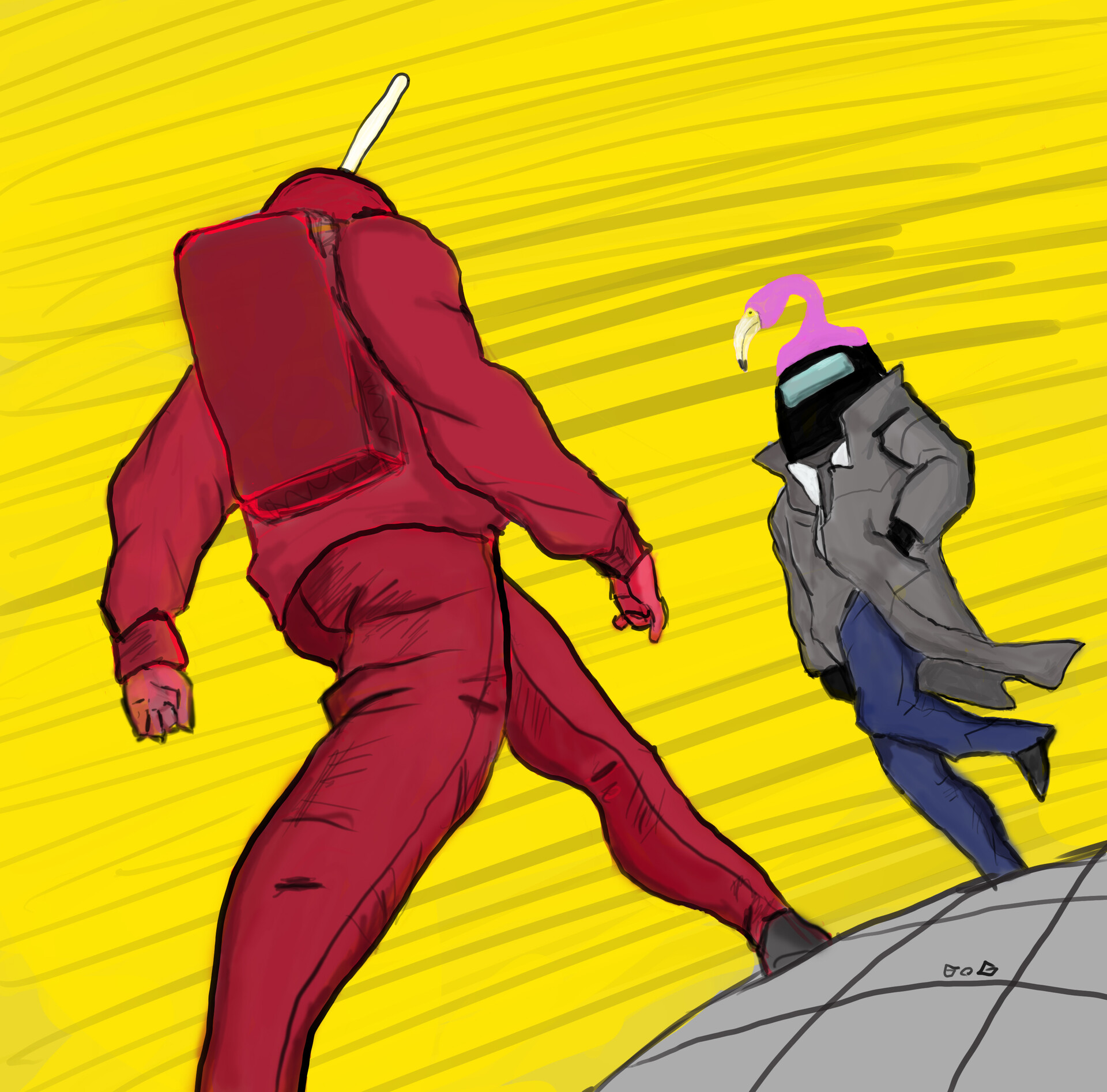 GOG - Among Us fan art.