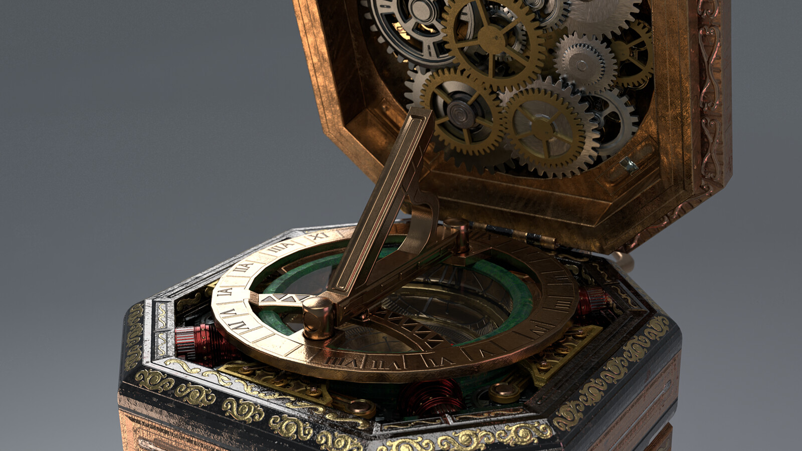 Close up render