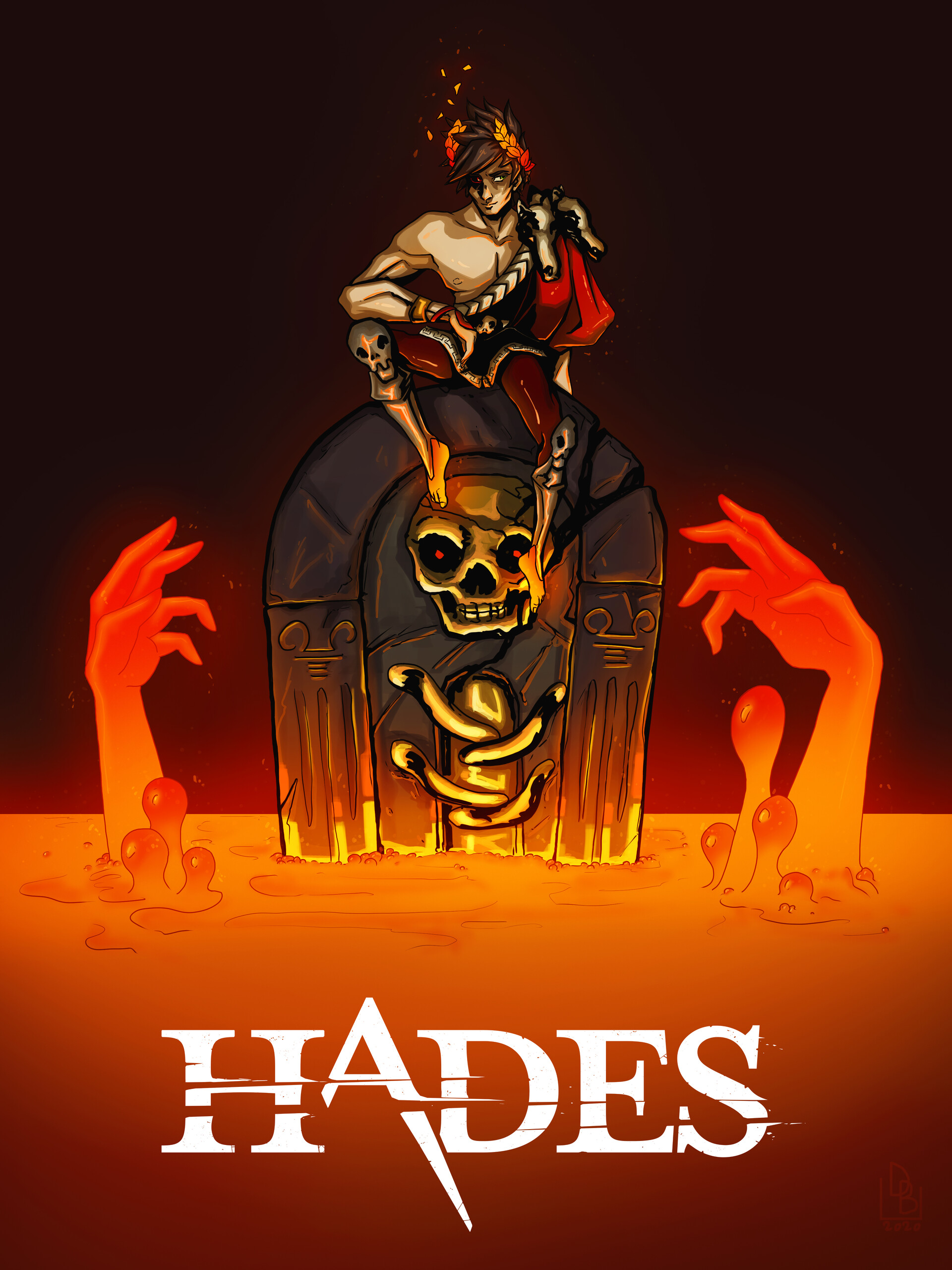 ArtStation Zagreus, Prince of the Underworld, son of Hades