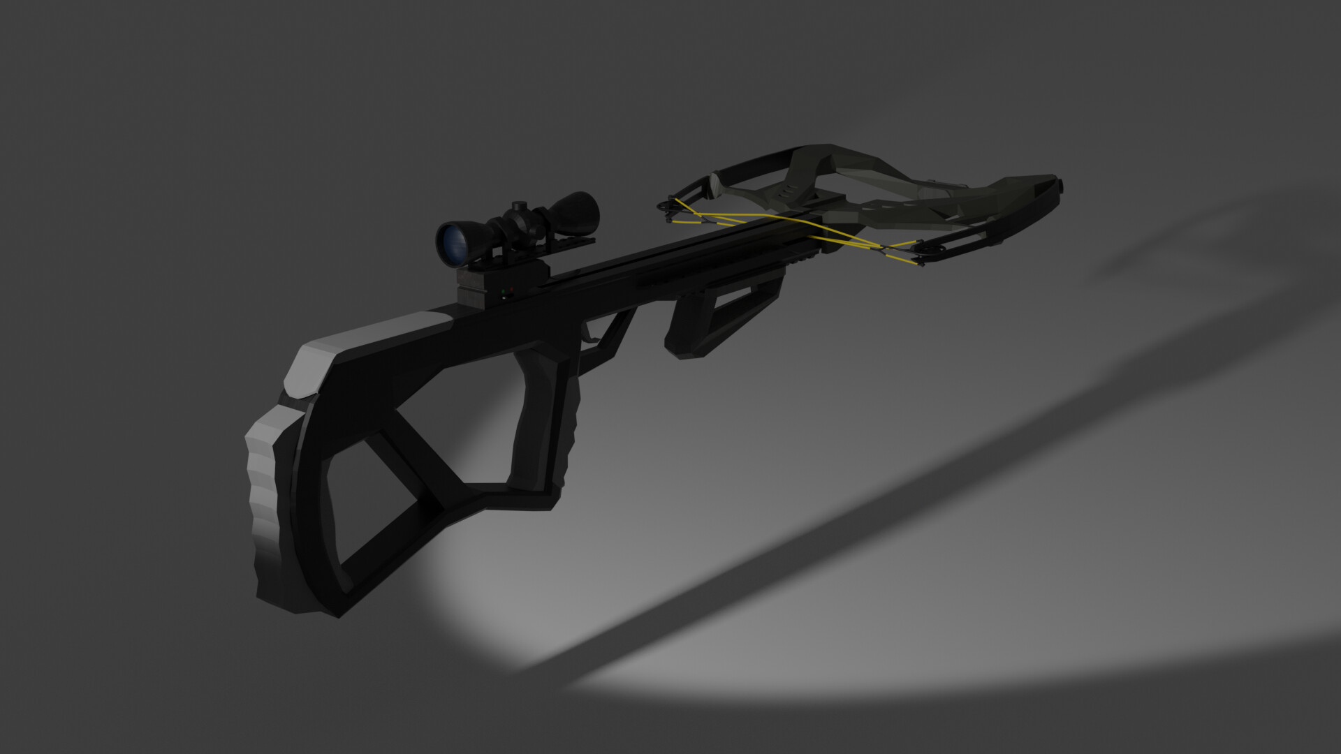 Artstation Low Poly Crossbow