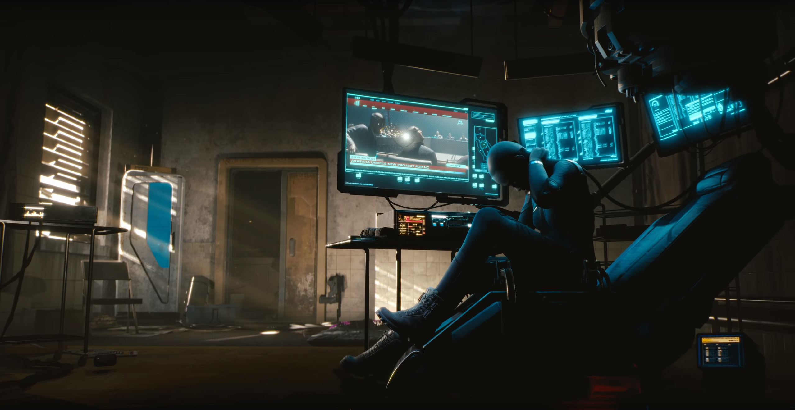 Still Frame: Cyberpunk 2077 E3 2018 cinematic trailer